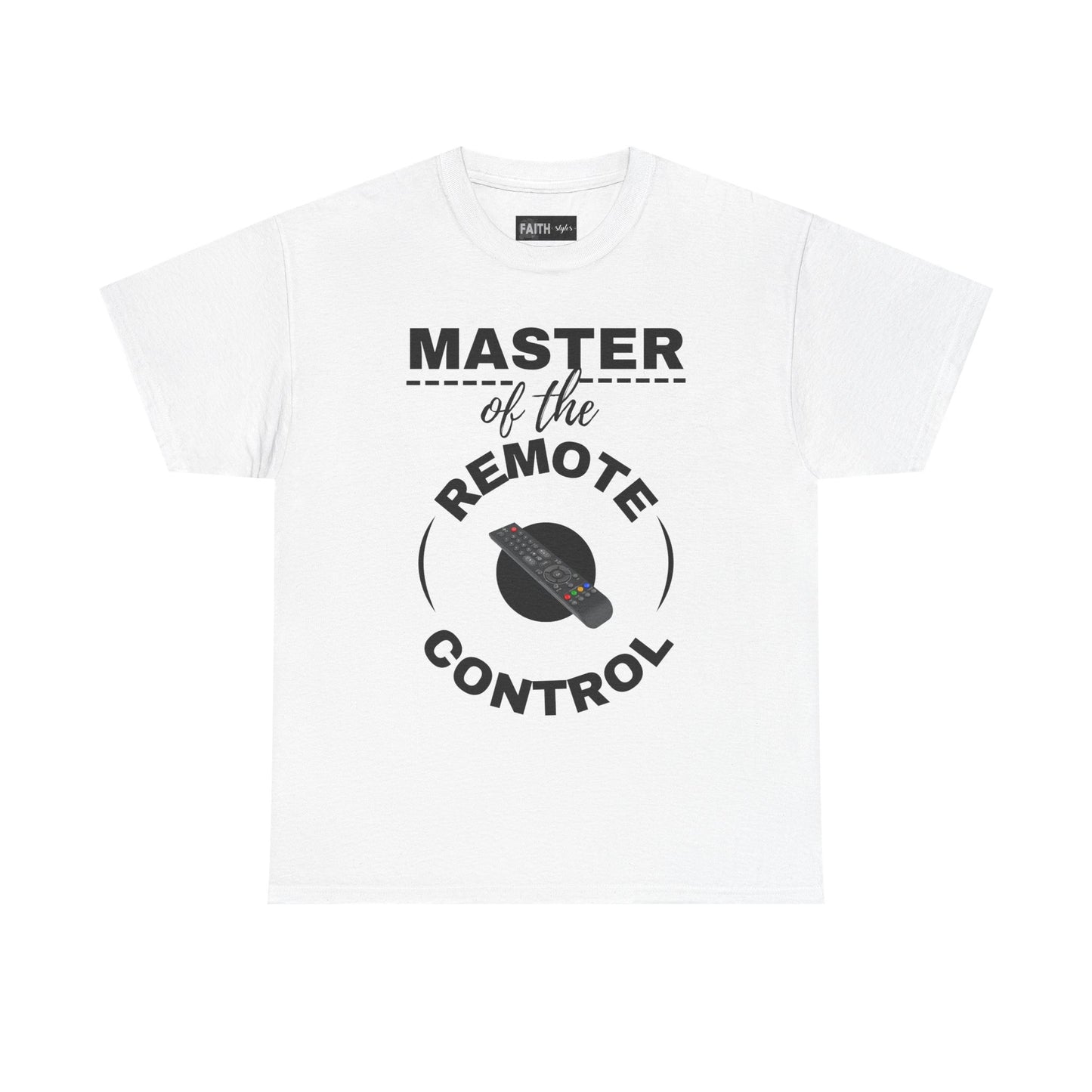 Funny Remote Control Tee - Master of the Remote Control, Gift for TV Lovers, Unisex Shirt for Movie Nights, Perfect for Father's Day
