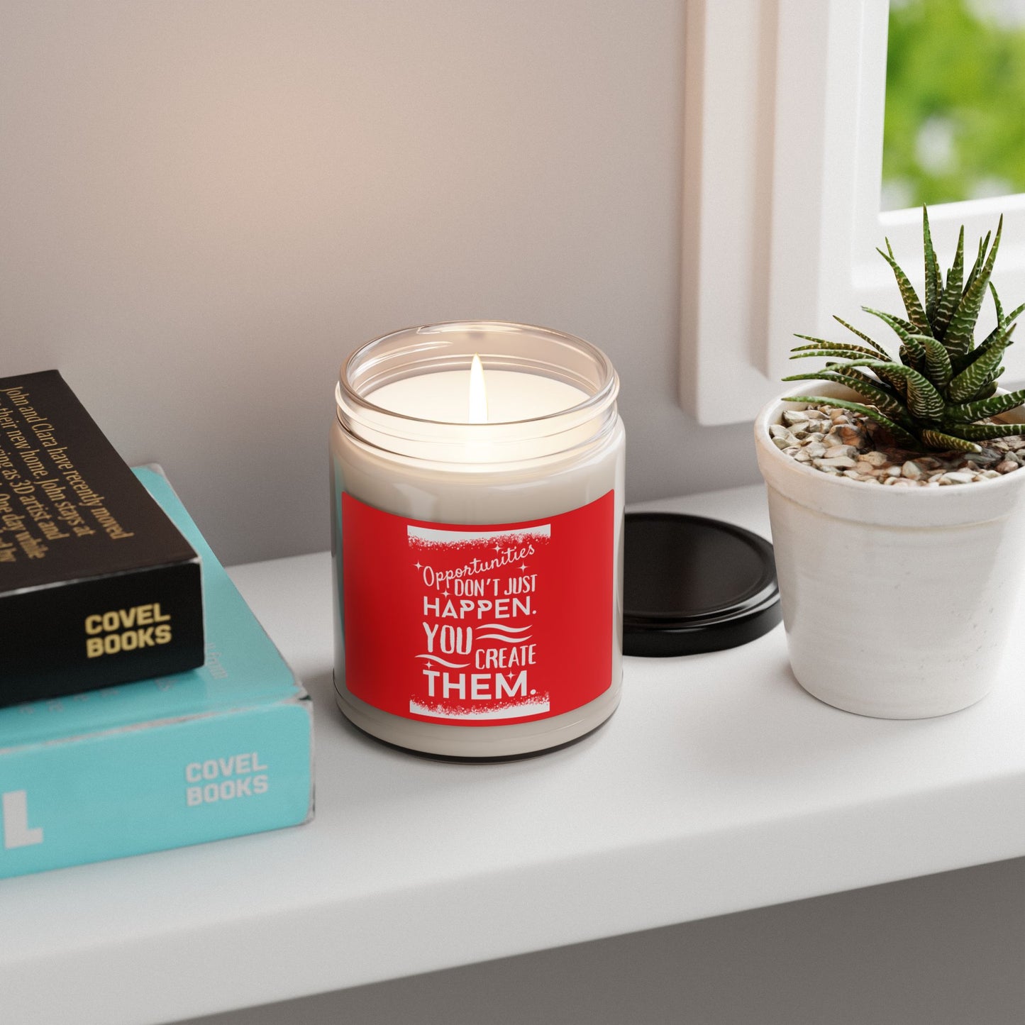 "OPPORTUNITIES" Scented Soy Candle, 9oz