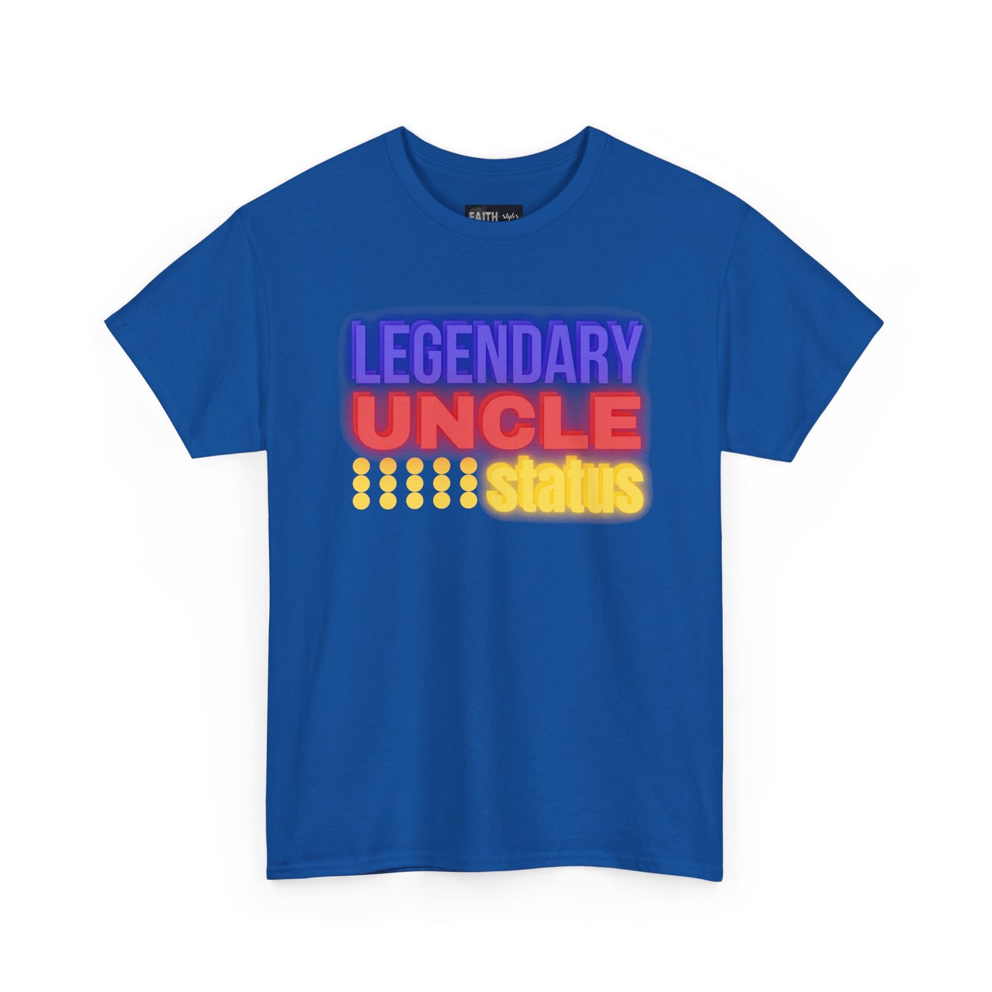 Legendary Uncle Heavy Cotton Tee, Gift for Uncle, Family Reunion Shirt, Fun Uncle T-Shirt, Birthday Gift for Him, Casual Wear