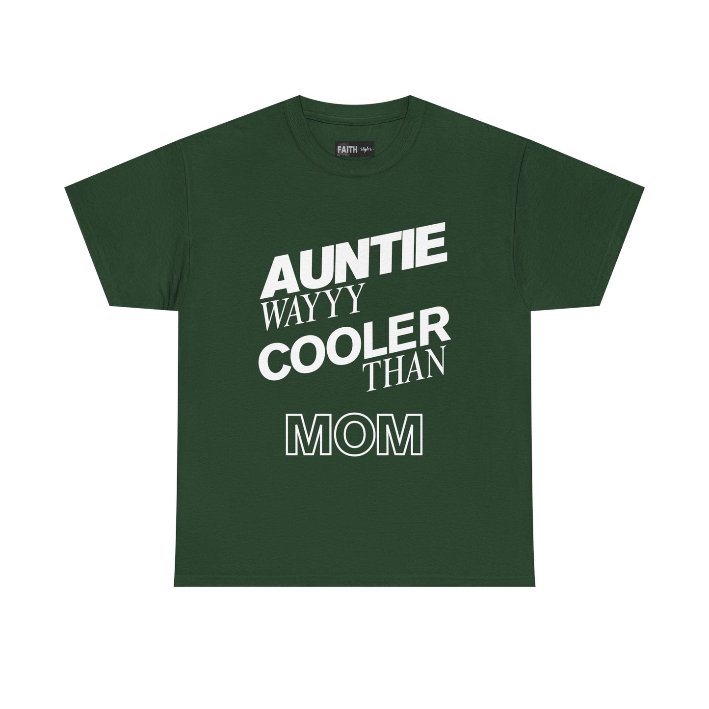 Cool Aunt Unisex Tee - Perfect Gift for Auntie, Family Gatherings, Fun Casual Wear, Birthday Celebration, Mother's Day