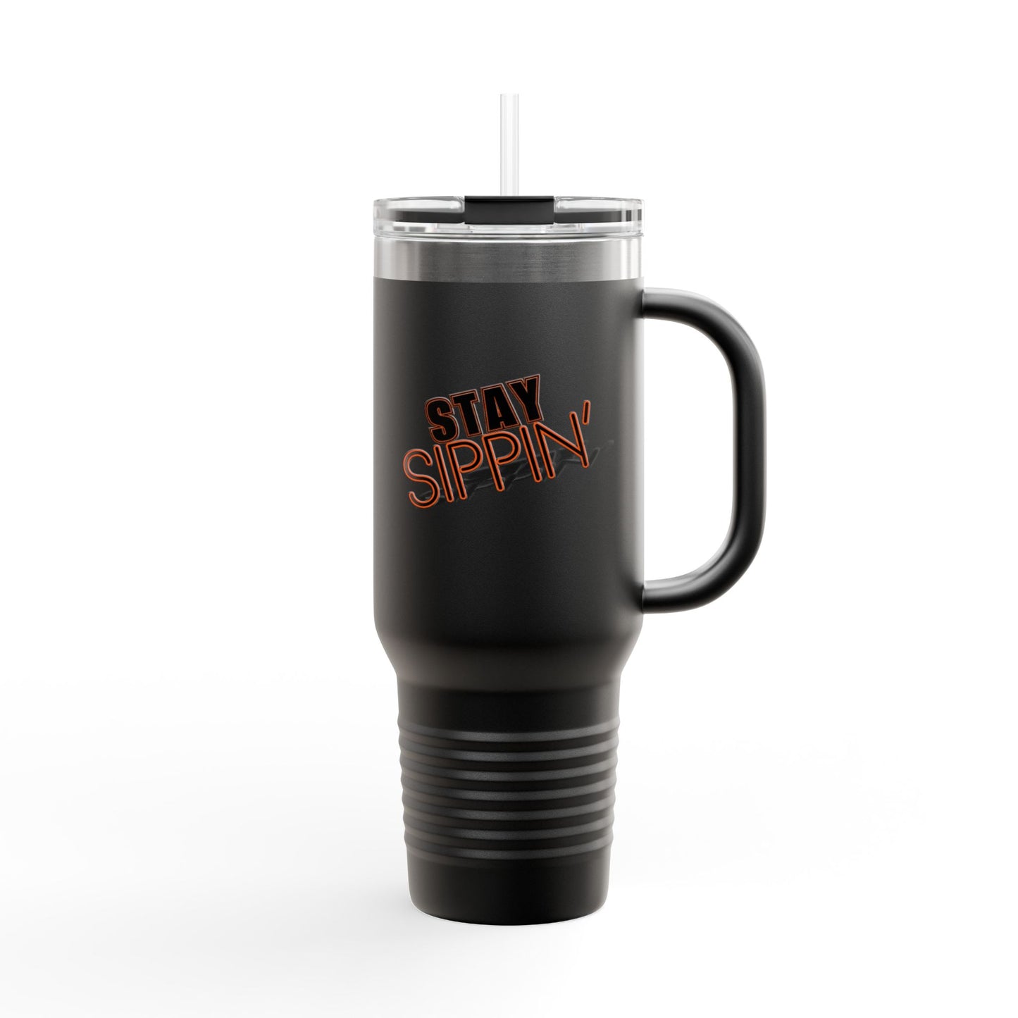 Insulated Travel Mug for On-the-Go, Stay Sippin' Coffee Cup, 40oz Beverage Tumbler, Perfect for Road Trips, Gifts for Her, Summer Travel