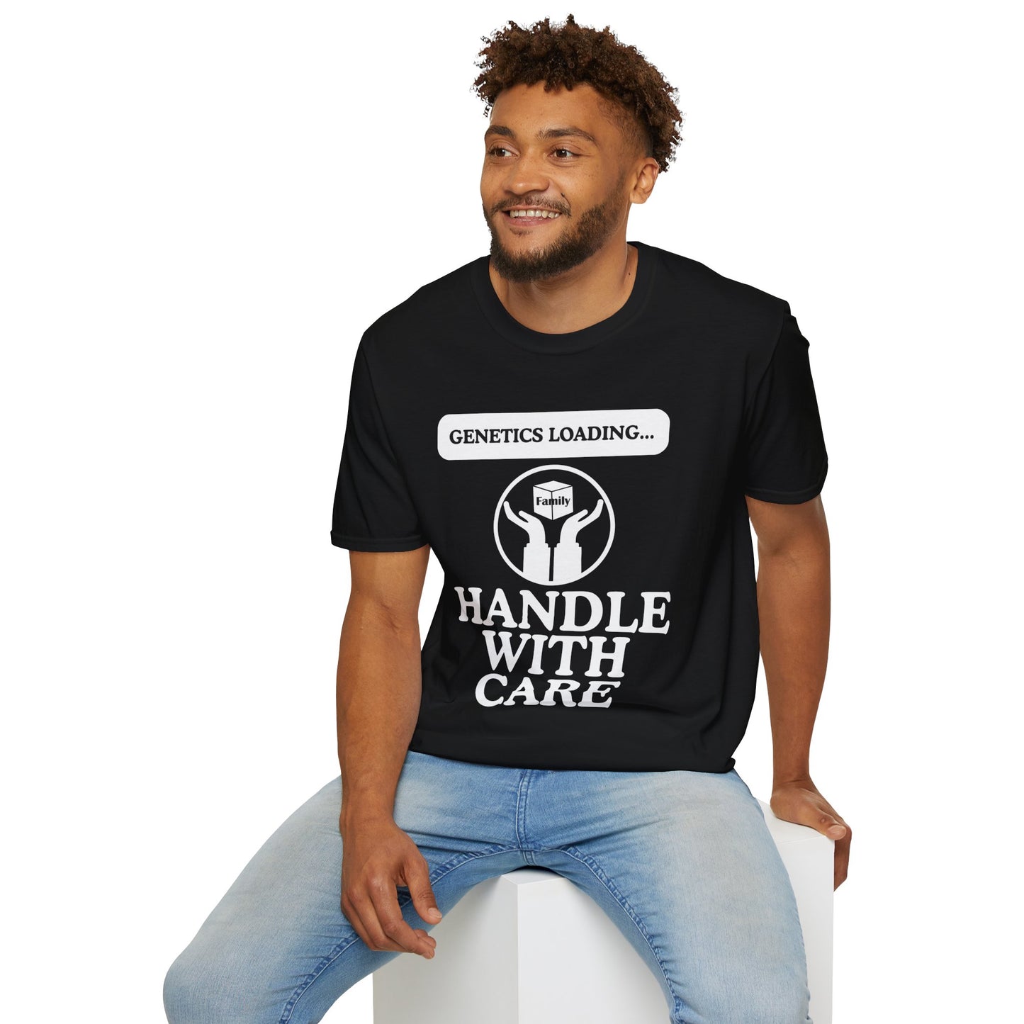 Genetics Loading T-Shirt, Funny Genetics Tee, Gift for Science Lovers, Unisex Humor Shirt, Casual Wear for Every Occasion