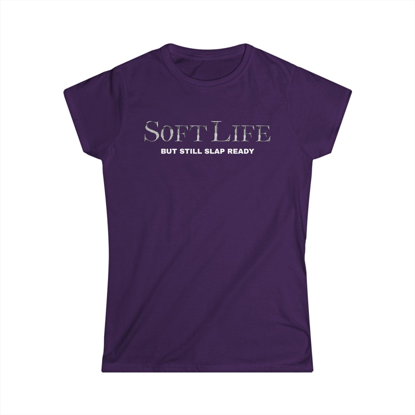 Women's Softstyle Tee, Casual Graphic Tee, Soft Life Shirt, Everyday Wear, Gift for Her, Relaxed Style Tee
