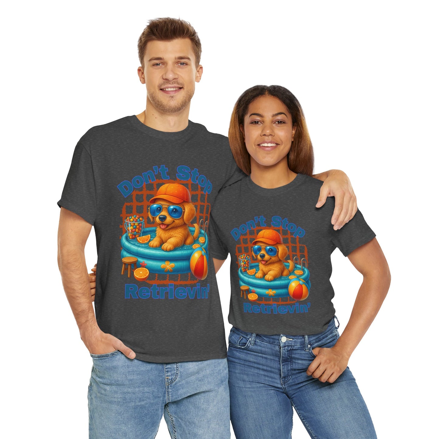 Playful Dog Lover Tee, Cute Pet T-Shirt, Summer Vibe Cotton Shirt, Gift for Dog Owners, Fun Casual Wear