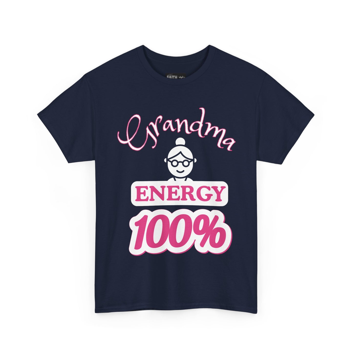 Fun Grandma Energy T-Shirt, Gift for Grandmothers, Casual Tee, Family Reunion Wear, Cute Gift for Mother's Day, Humor Shirt