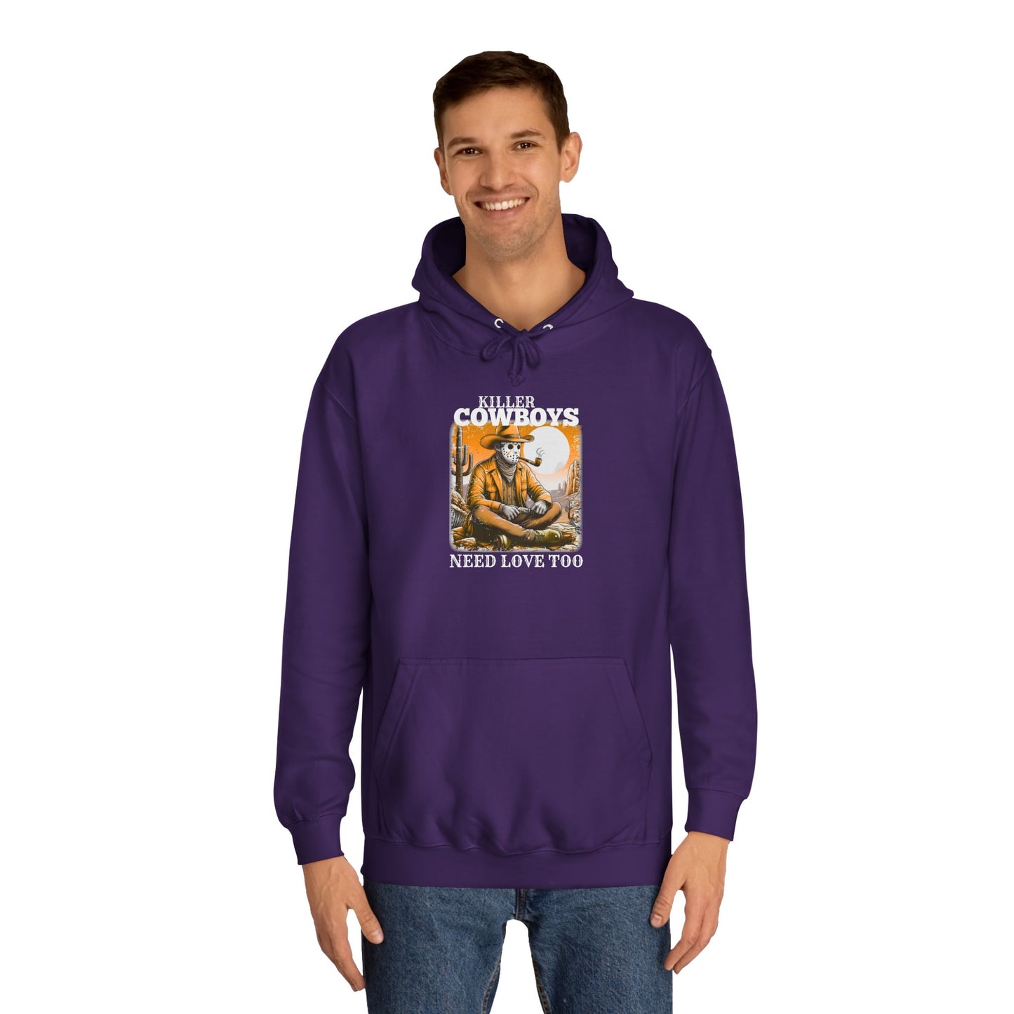 Unisex College Hoodie, Killer Cowboys