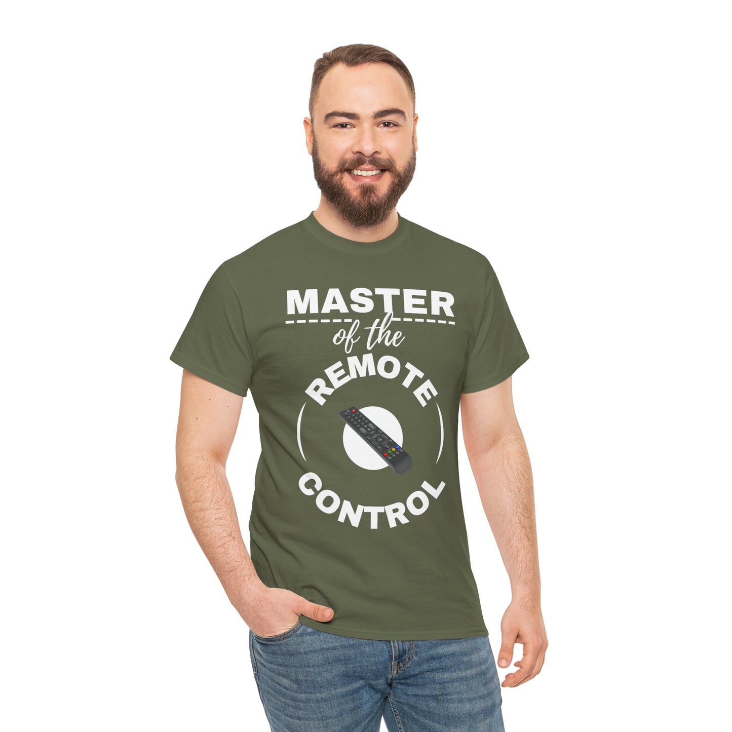 Funny Remote Control Tee - Master of the Remote Control, Gift for TV Lovers, Unisex Shirt for Movie Nights, Perfect for Father's Day