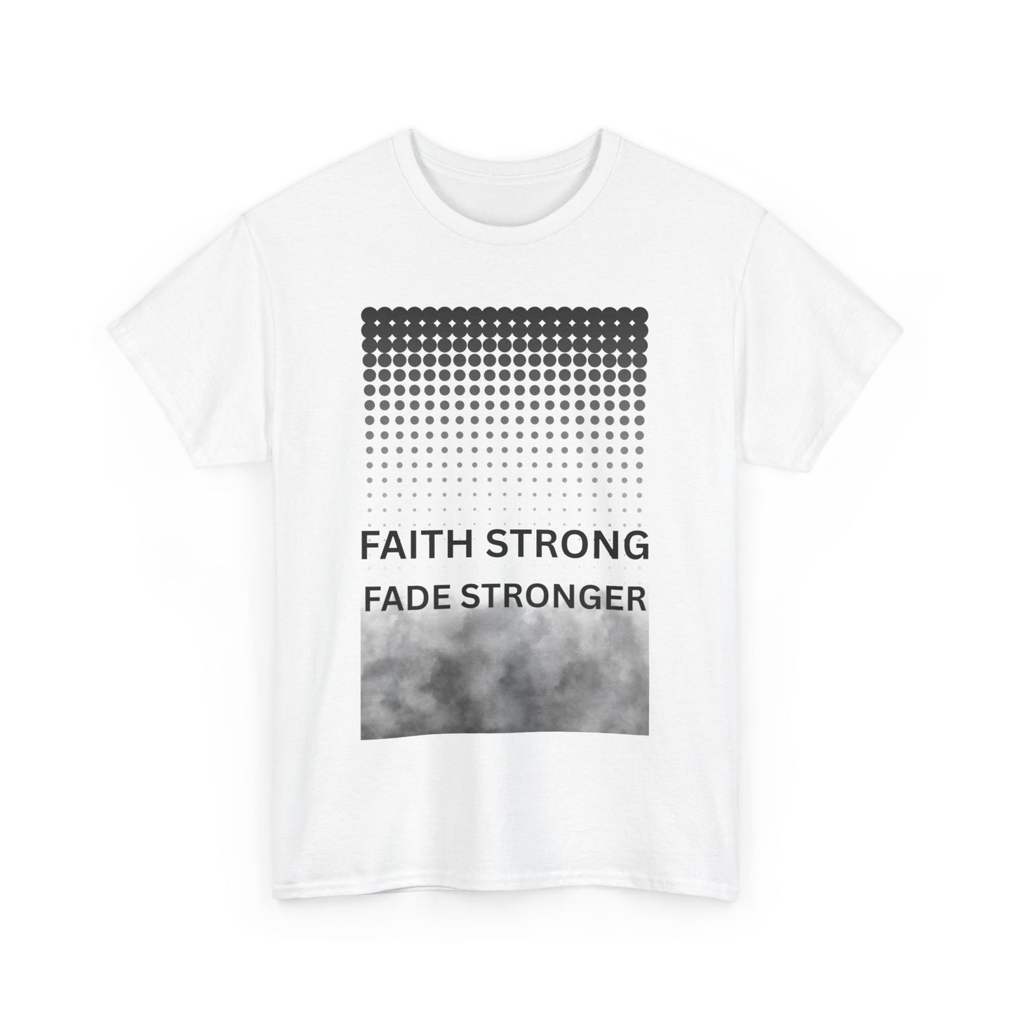 Male Heavy Cotton Tee, Casual Tee for Everyday Wear, Cloudy Vibe Graphic Tee, Gift for Friends, Cozy T-Shirt, Perfect for Any Occasion