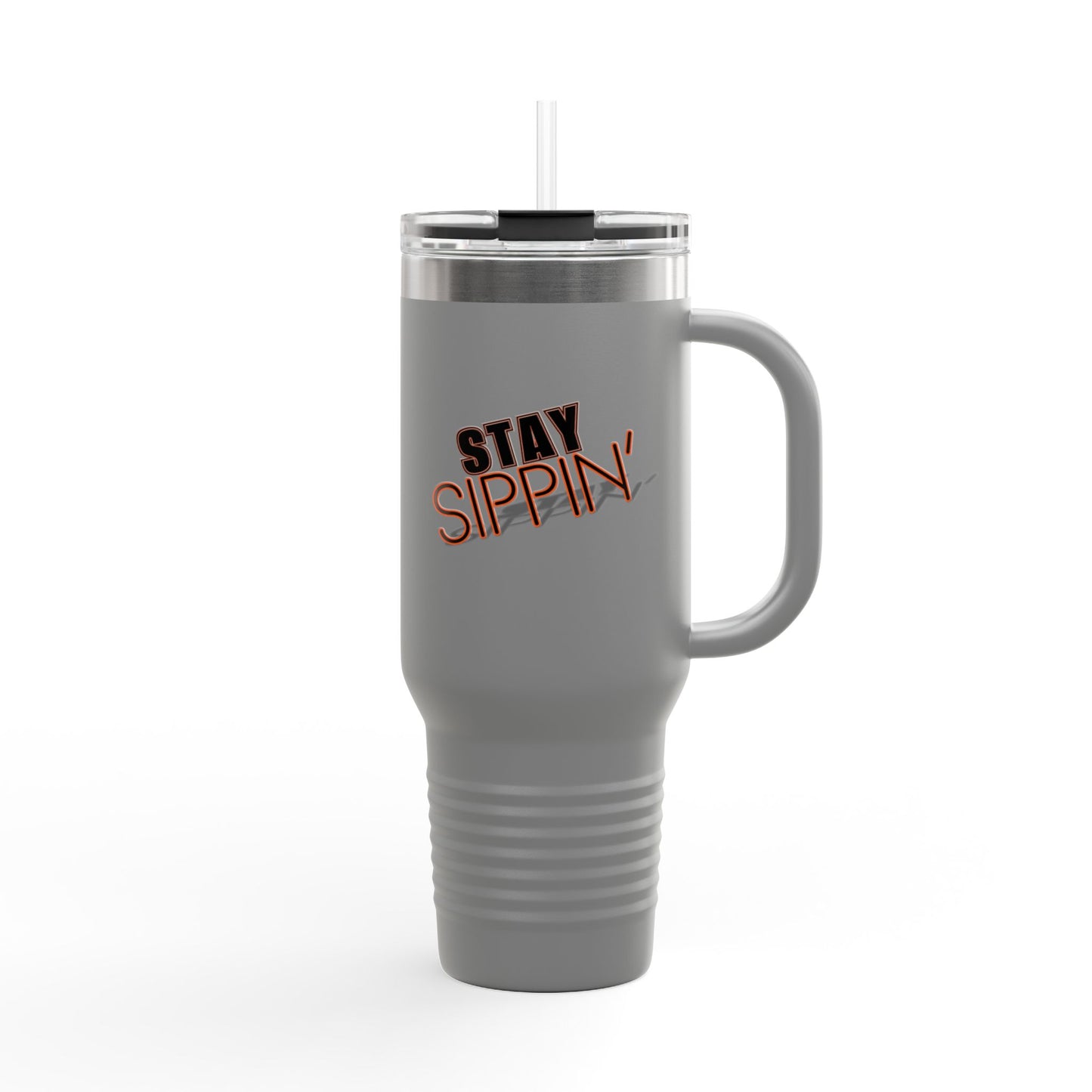 Insulated Travel Mug for On-the-Go, Stay Sippin' Coffee Cup, 40oz Beverage Tumbler, Perfect for Road Trips, Gifts for Her, Summer Travel