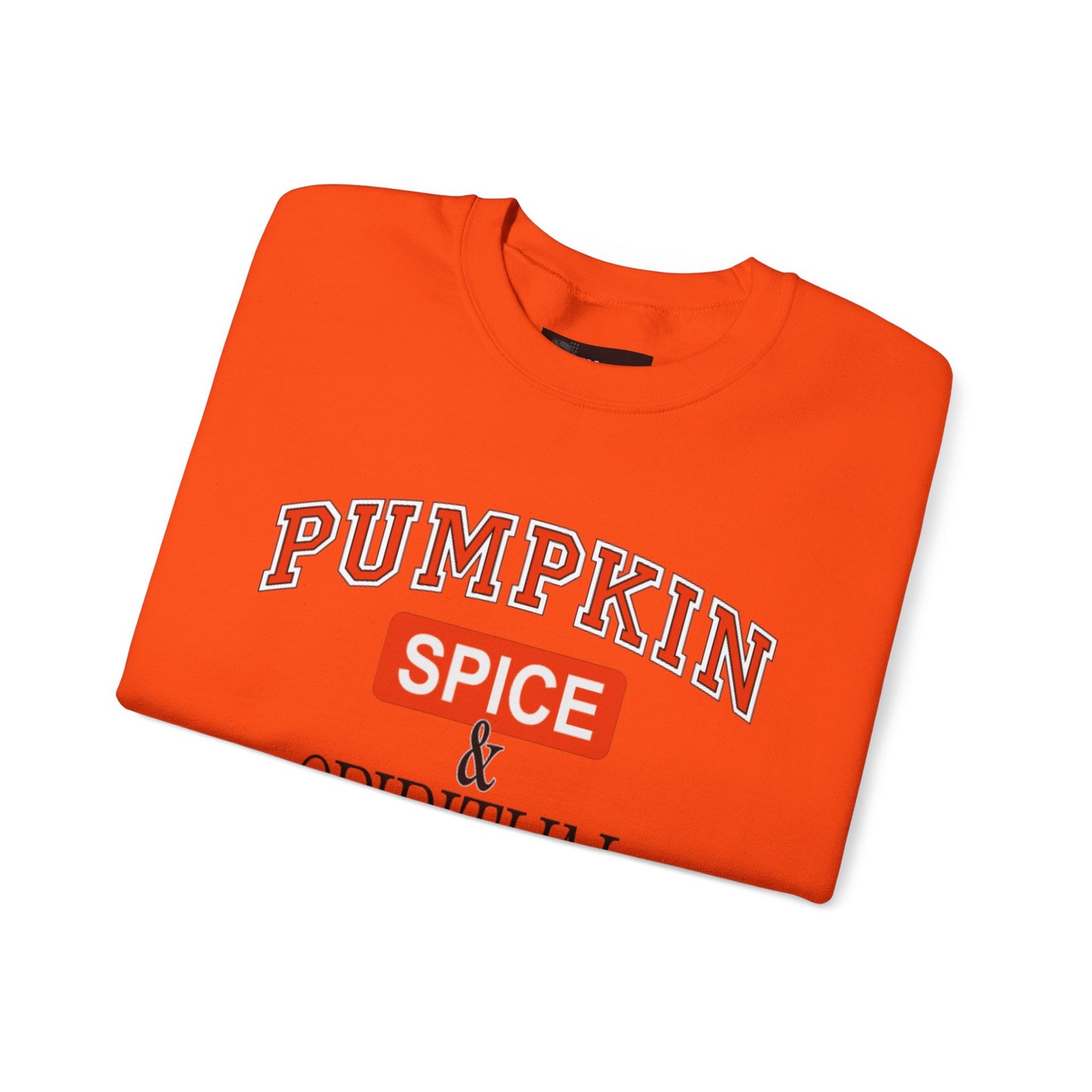 Cozy Pumpkin Spice Sweatshirt, Fall Sweatshirt, Spiritual Advice Crewneck, Autumn Fashion, Thanksgiving Gift, Unisex Sweater