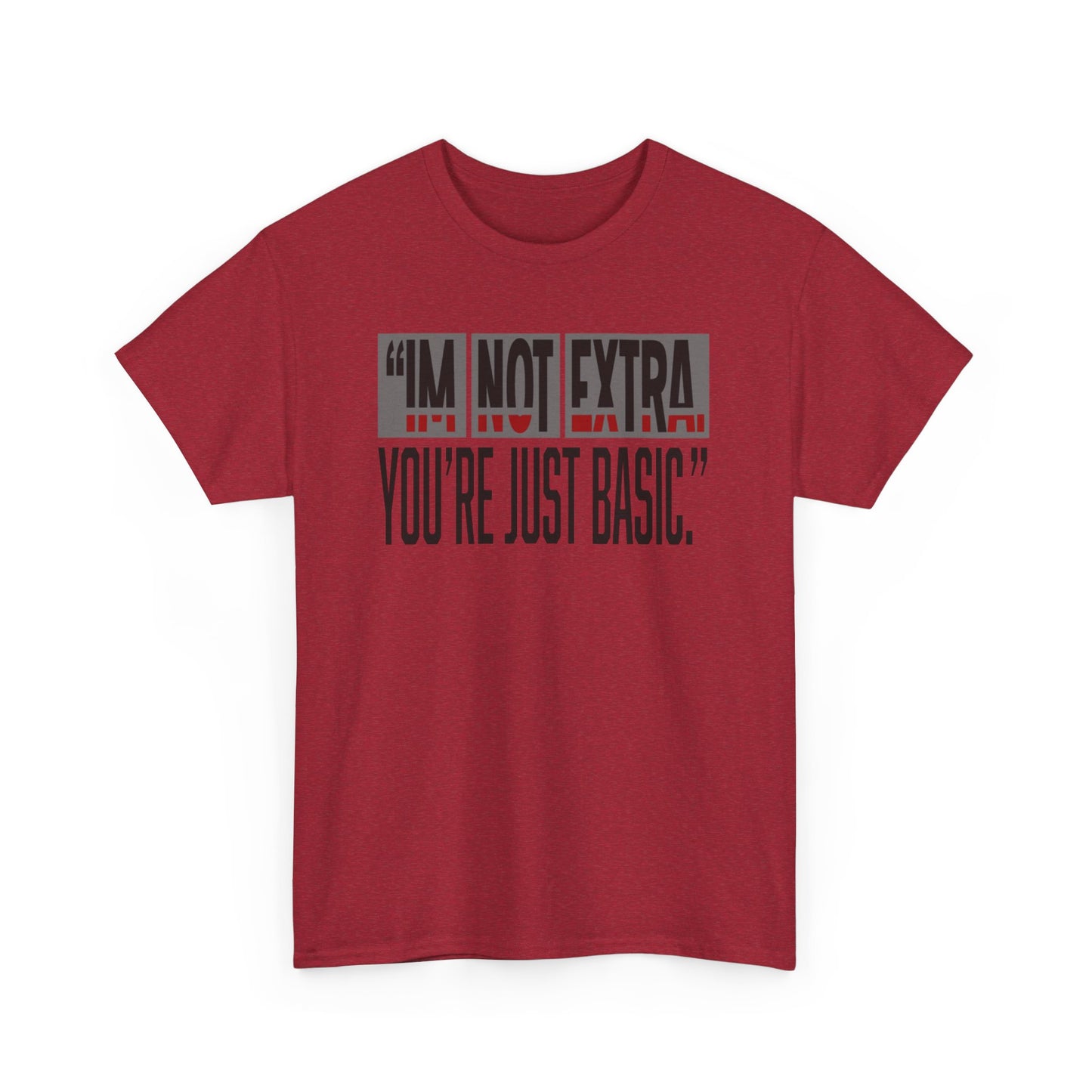 Funny Quote Male Heavy Cotton Tee, Casual T-Shirt for Everyday Wear, Gift for Friends, Birthday Gift, Trendy Statement Shirt