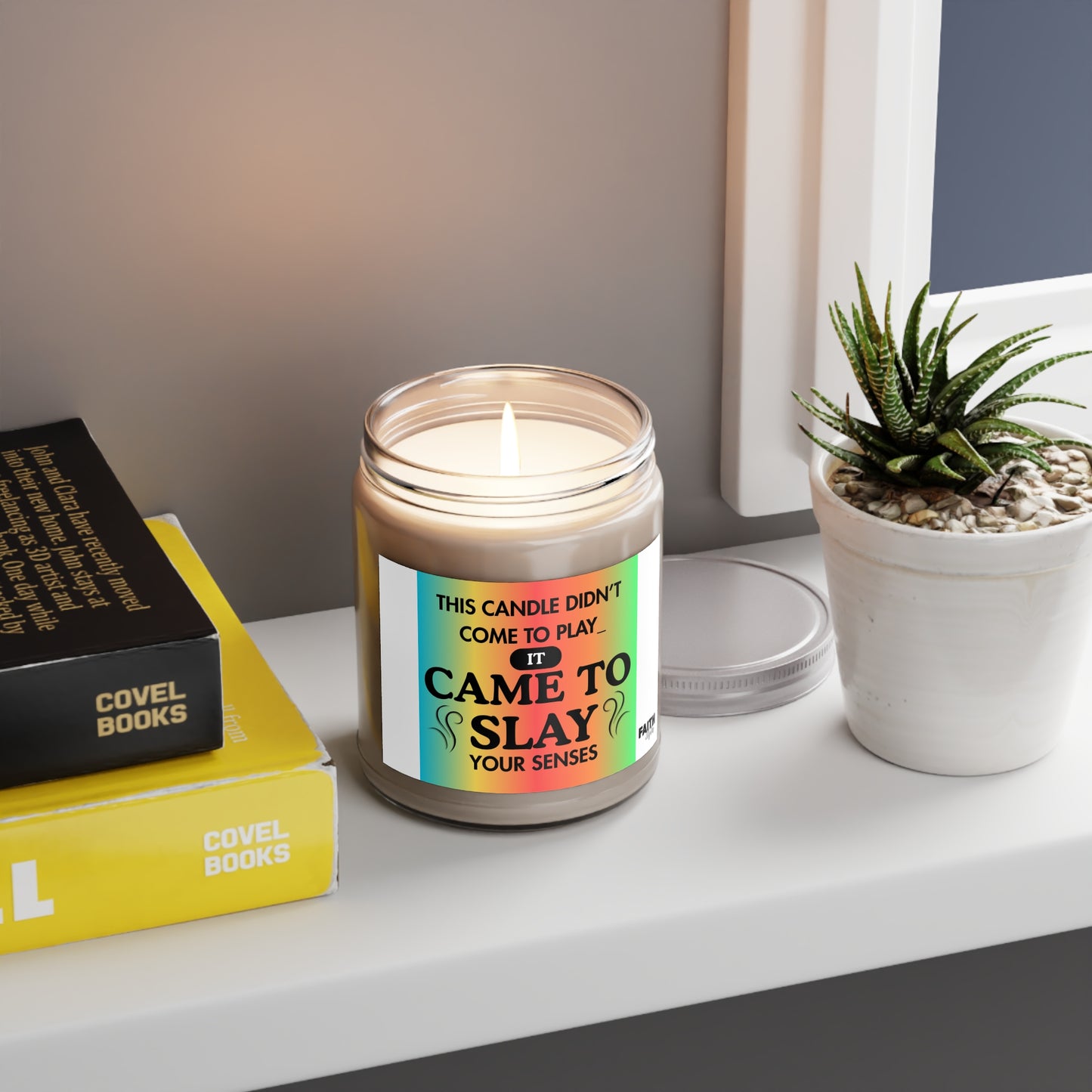 FaithStyles Came To Slay Vibrant Soy Candles with Playful Scent