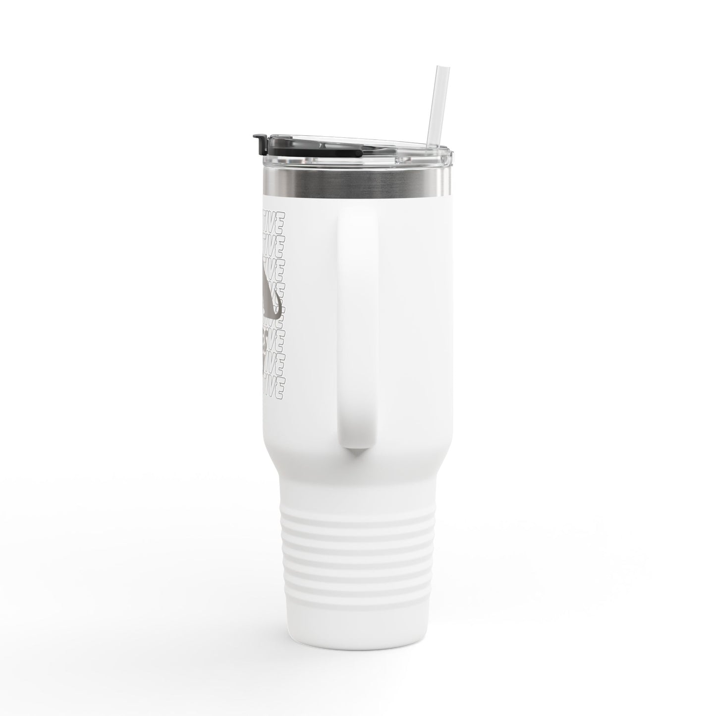 Insulated Travel Mug, 40oz-PAWSITIVE VIBES ONLY
