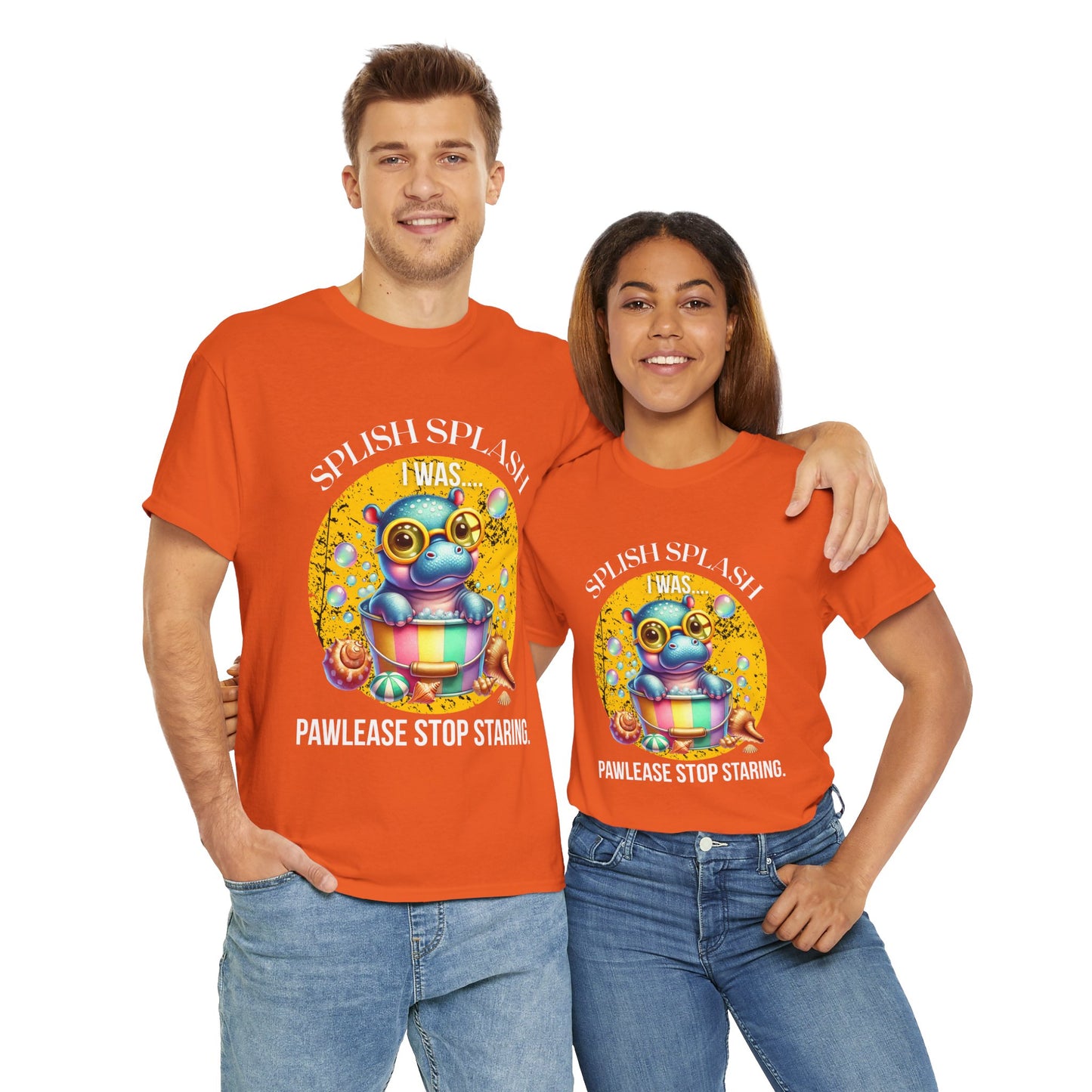 Splash Splash Frog Tee, Cute Animal Shirt, Fun Graphic T-Shirt, Summer Vibes Apparel, Gifts for Animal Lovers, Unisex Cotton Tee