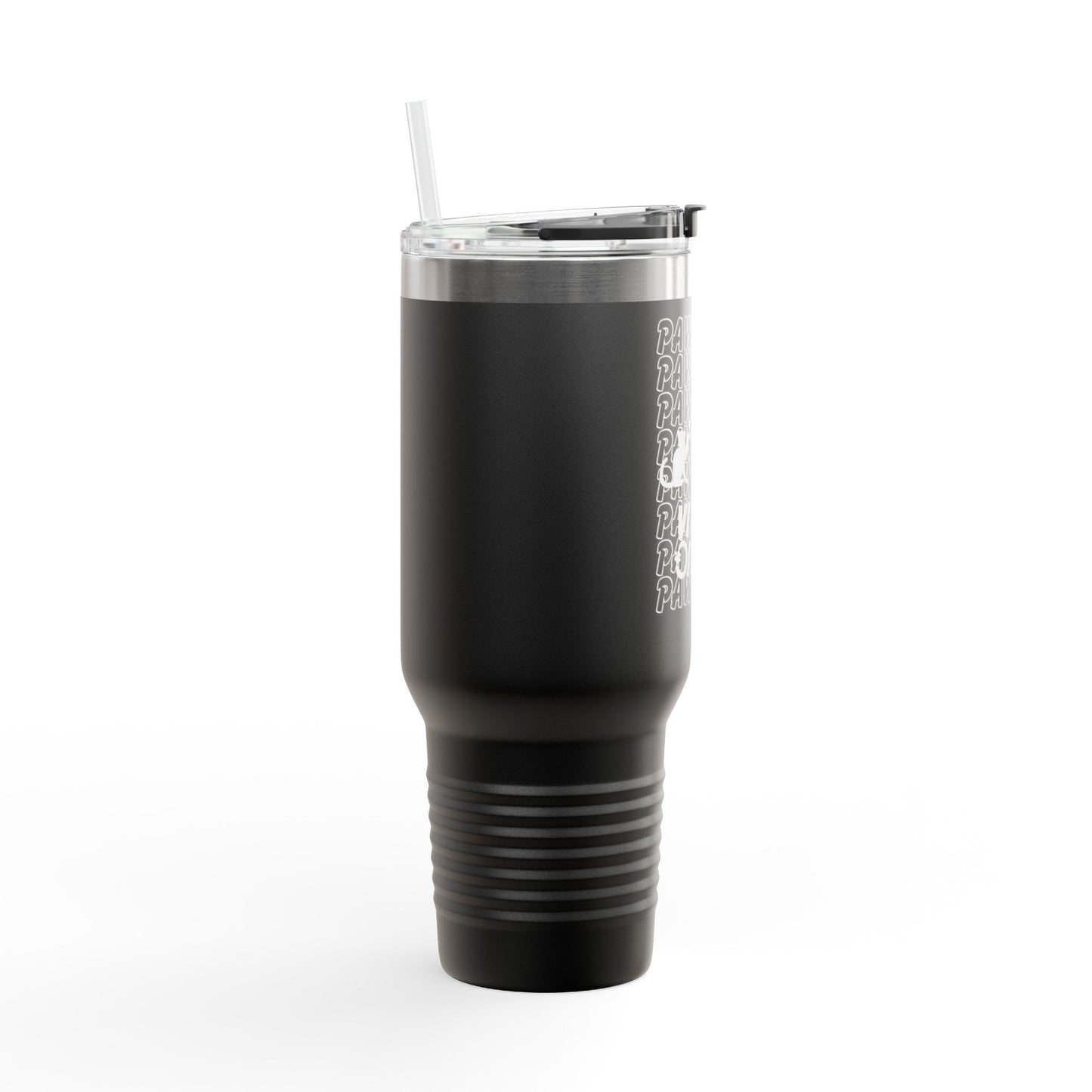 Insulated Travel Mug, 40oz-PAWSITIVE VIBES ONLY