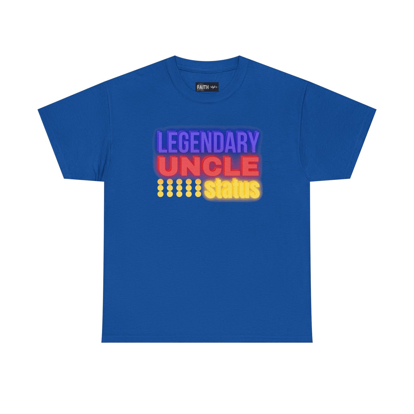 Legendary Uncle Heavy Cotton Tee, Gift for Uncle, Family Reunion Shirt, Fun Uncle T-Shirt, Birthday Gift for Him, Casual Wear