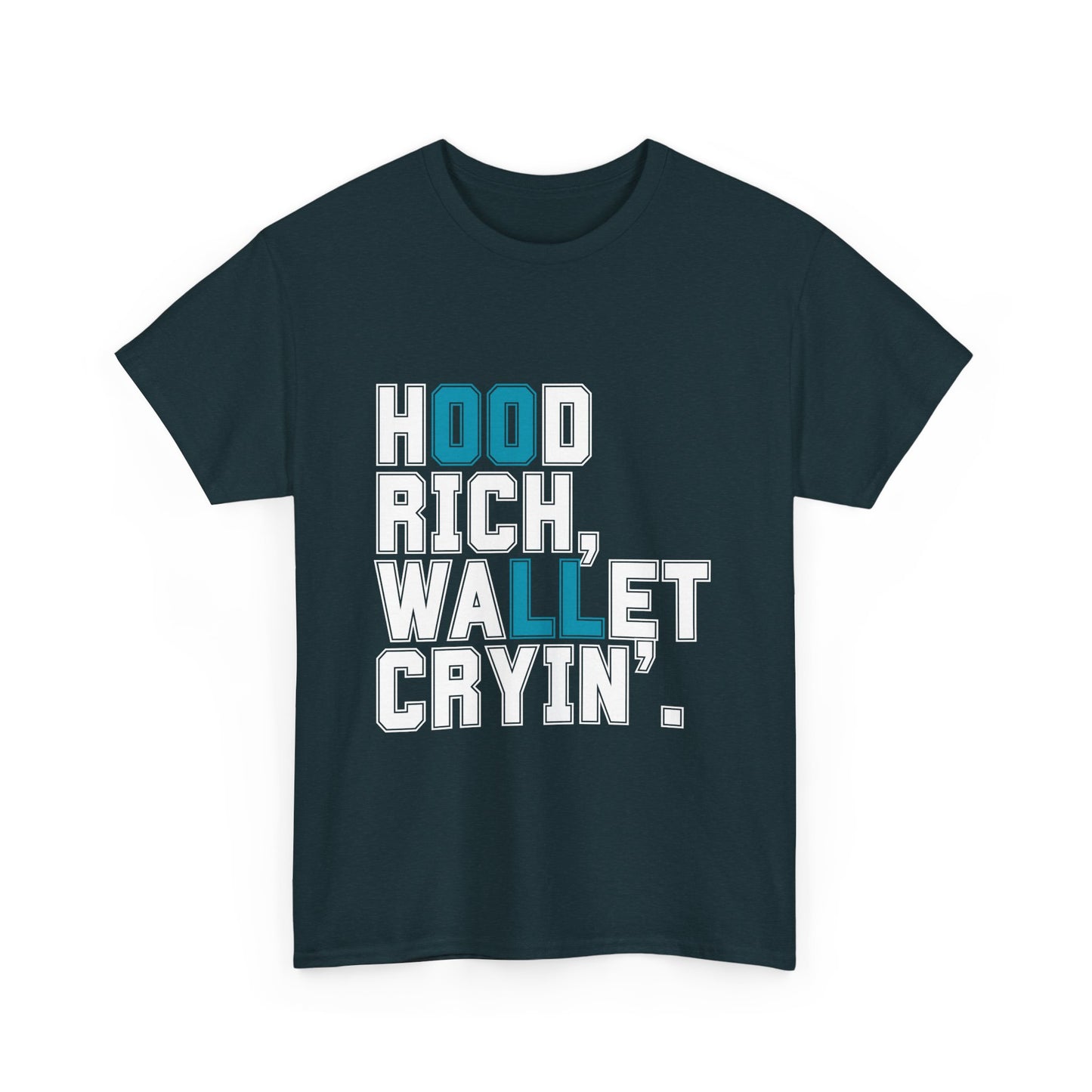 Trendy Unisex Heavy Cotton T-shirt with Playful Design - Perfect for Casual Wear & Gifts