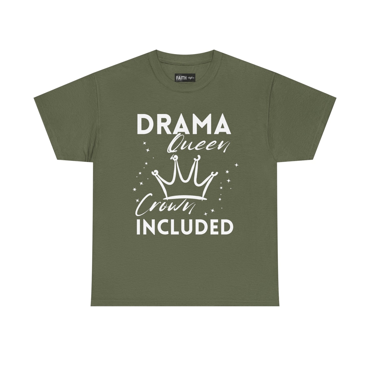 Drama Queen Cotton Tee - Empowering T-Shirt, Gift for Her, Casual Wear, Birthday Celebration, Statement Top
