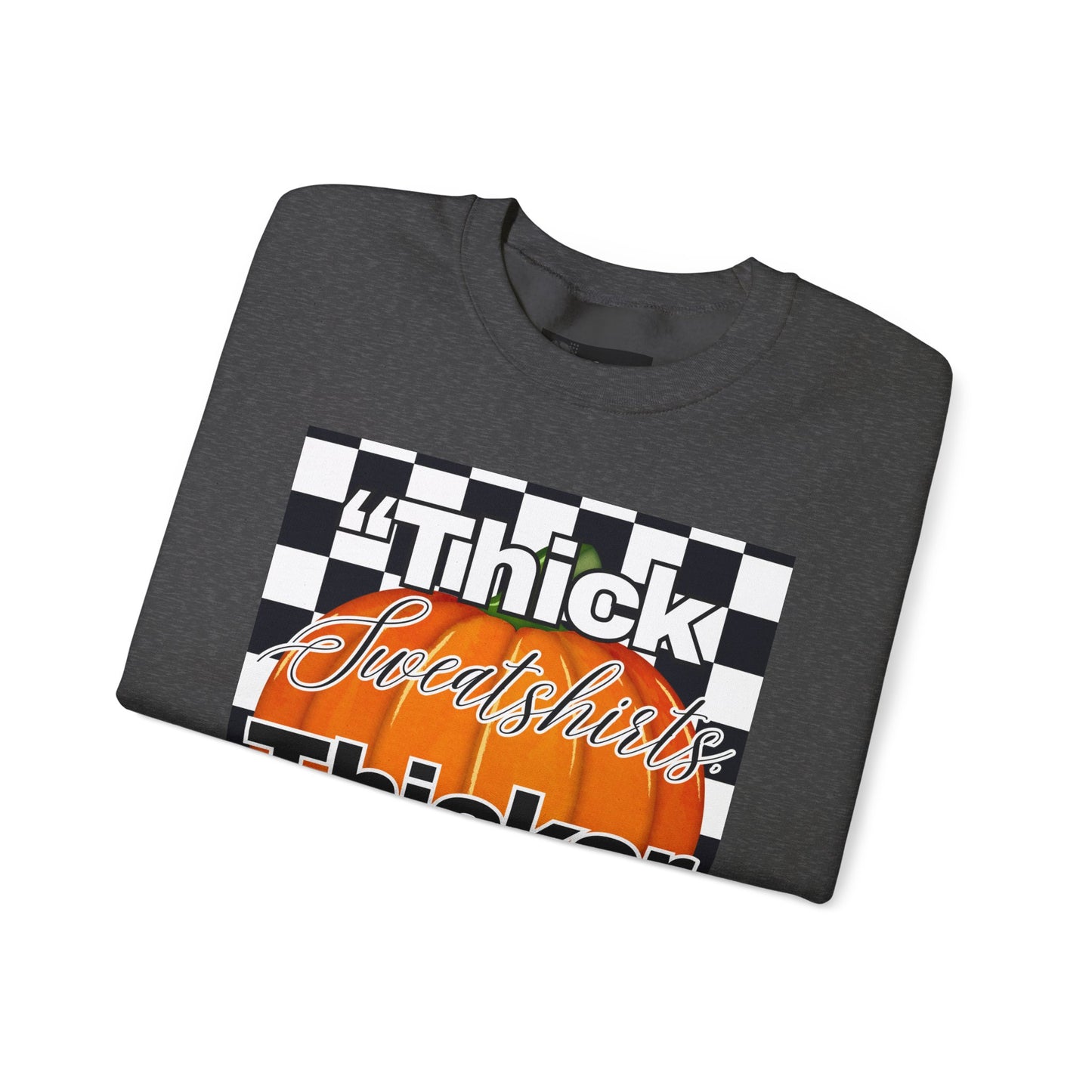 Pumpkin Faith Crewneck Sweatshirt, Unisex Graphic Sweatshirt, Thick Sweatshirt, Sports Apparel, Cozy Casual Wear