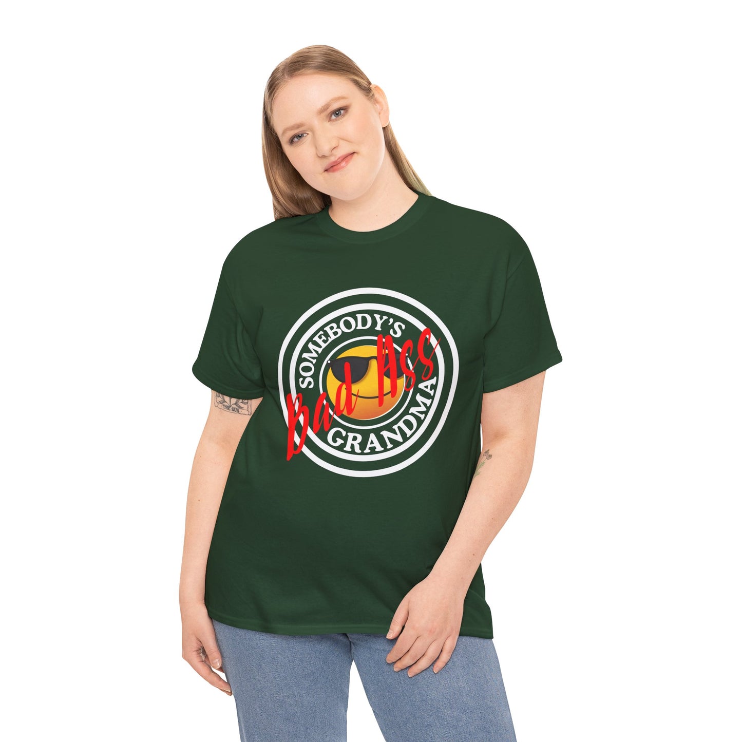Somebody's Badass Grandma Tee, Funny T-Shirt, Gift for Grandmothers, Casual Wear, Family Gatherings, Birthday Present