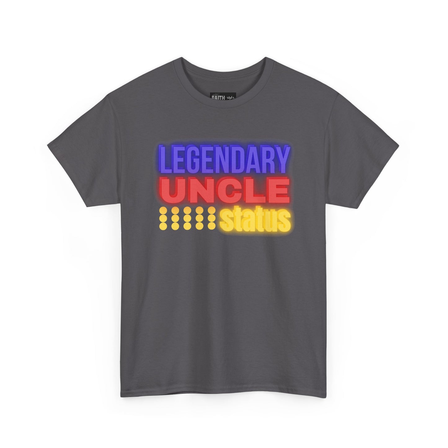 Legendary Uncle Heavy Cotton Tee, Gift for Uncle, Family Reunion Shirt, Fun Uncle T-Shirt, Birthday Gift for Him, Casual Wear