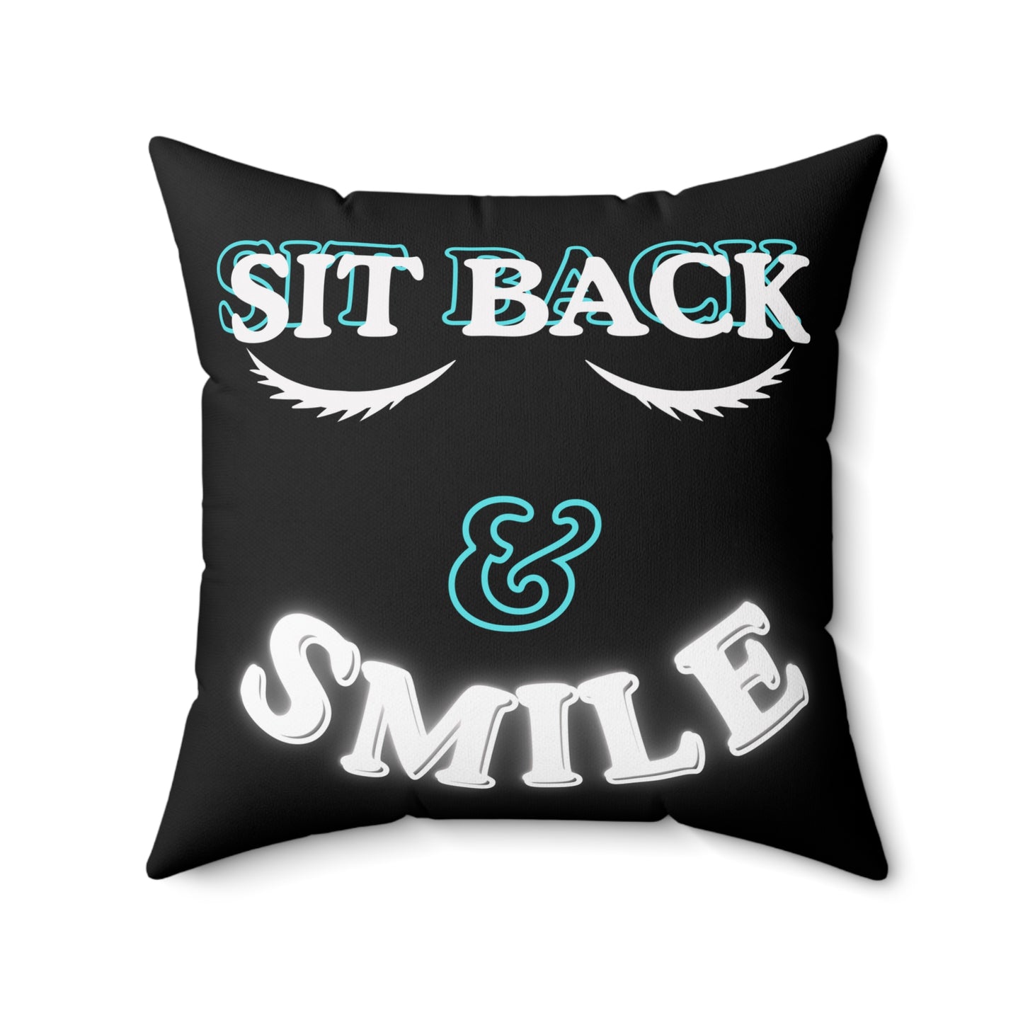 FaithStyles Relaxing Quote Pillow, Cozy Home Decor, Inspirational Cushion, Gift for Friends, Living Room Accent, Motivational Throw Pillow