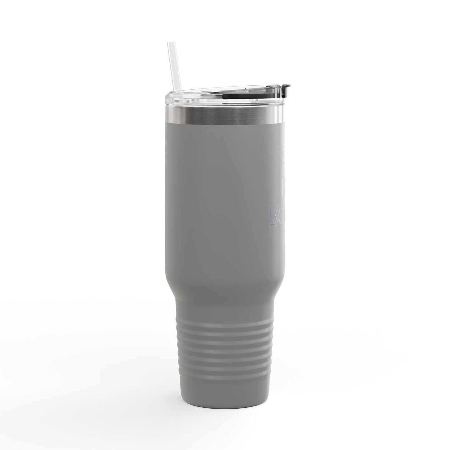 FaithStyles “Trap. Nap. Repeat.” Insulated Travel Tumbler – Stainless Steel Mug with Straw