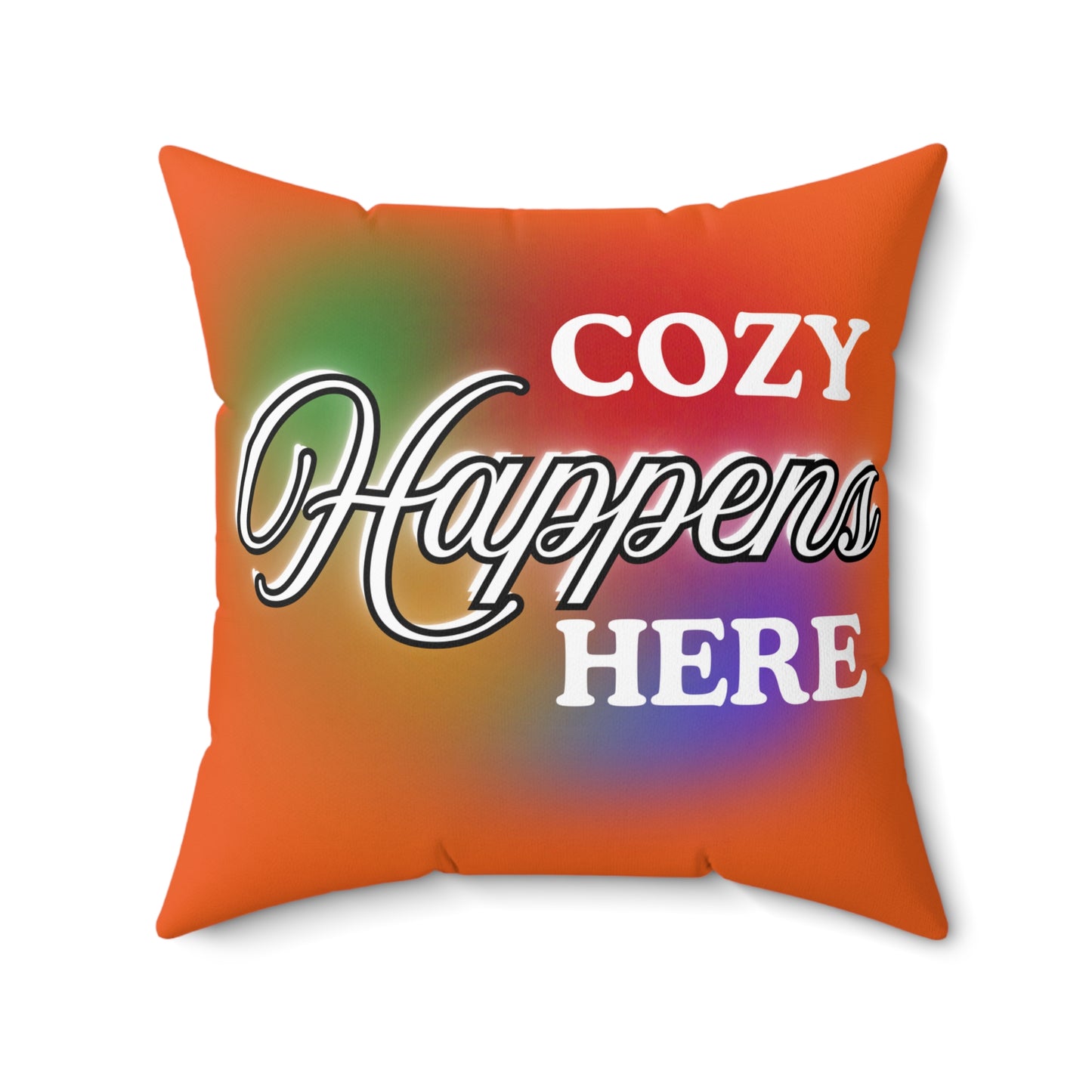 FaithStyles Autumn Cozy Decorative Pillow, Home Decor Accent, Gift for Friends, Living Room Cushion, Cozy Moments, Modern Home Style