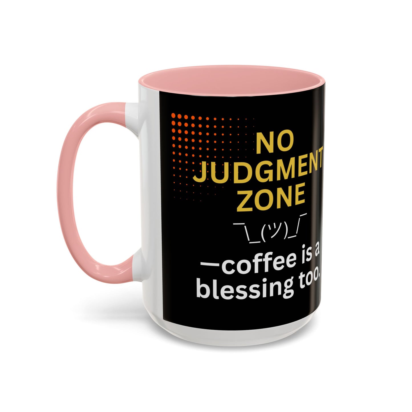 No Judgment Zone Coffee Mug, Funny Gift for Coffee Lovers, Unique Java Cup, Perfect for Birthdays, Inspirational Drinkware