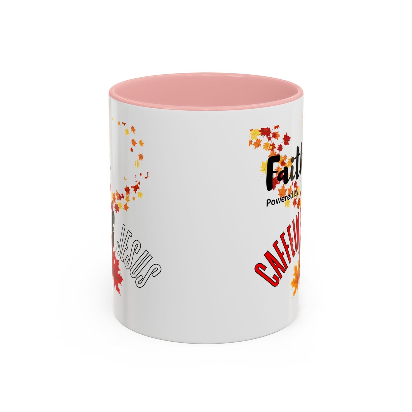 Faith & Caffeine Fall Coffee Mug | Perfect for Autumn Lovers, Thanksgiving Gift, Religious Coffee Cup, Inspirational Drinkware, Cozy Vibes