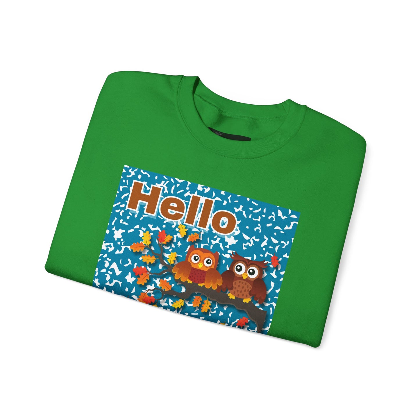 Autumn Owl Crewneck Sweatshirt, Cozy Fall Apparel, Seasonal Gift, Halloween, Thanksgiving, Cute Sweatshirt, Unisex Fall Fashion