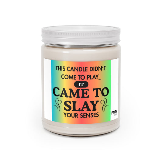 FaithStyles Came To Slay Vibrant Soy Candles with Playful Scent