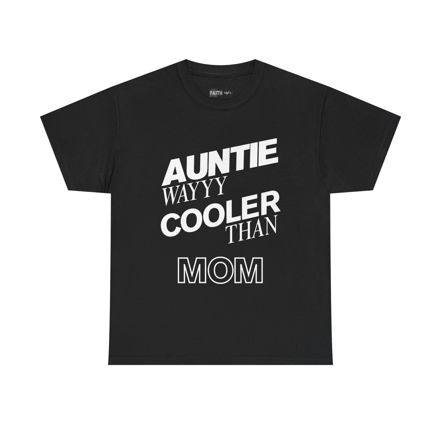 Cool Aunt Unisex Tee - Perfect Gift for Auntie, Family Gatherings, Fun Casual Wear, Birthday Celebration, Mother's Day