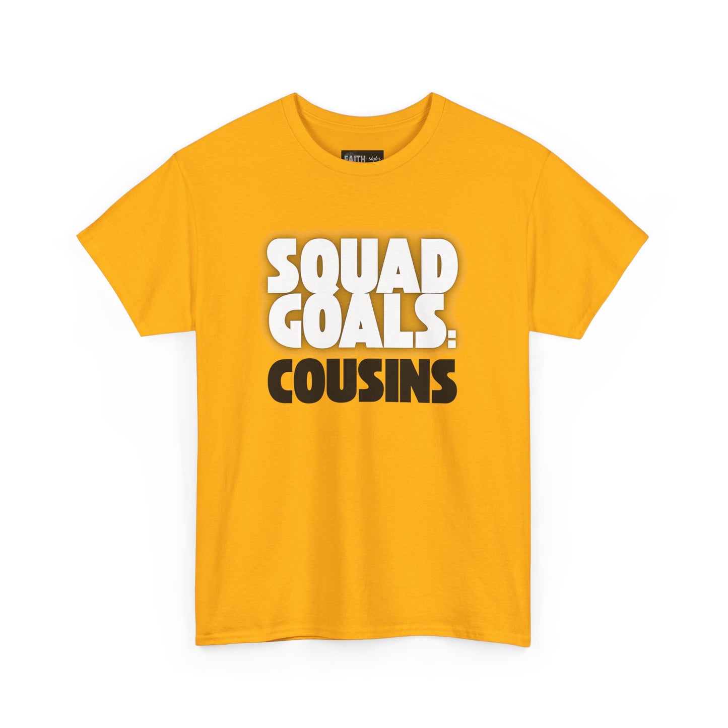 Cousins Squad Goals T-Shirt, Family Reunion Shirt, Unisex Graphic Tee, Cousin Gift, Summer BBQ Style, Matching Family Apparel
