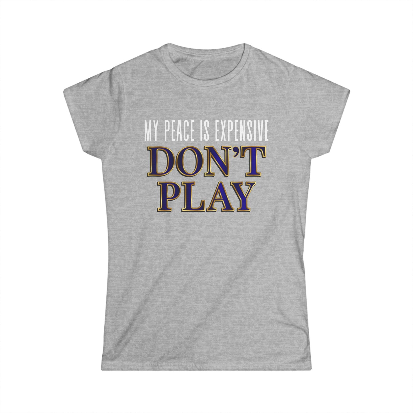 Women's Motivational T-Shirt, Fun Tee for Self-Care, Gift for Meditation Lovers, Casual Wear, Peaceful Vibes, Inspirational Apparel