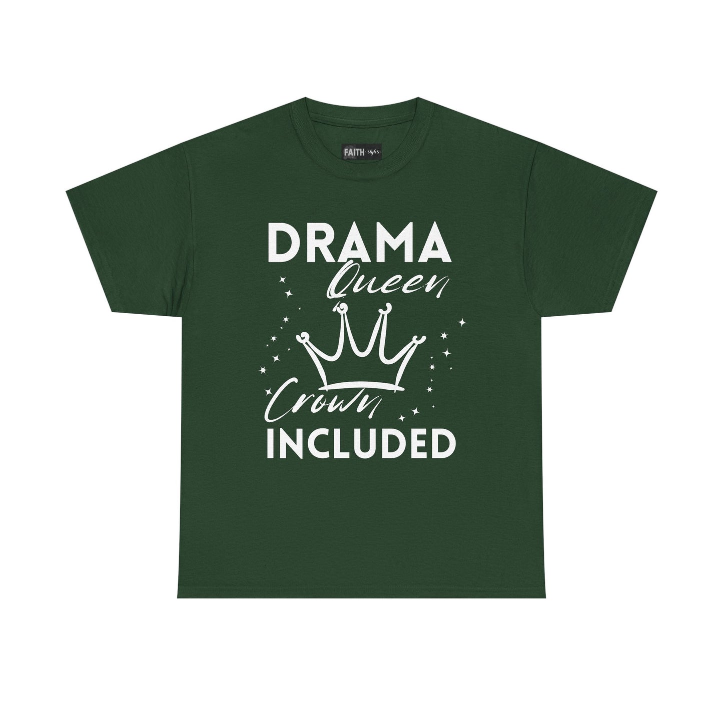 Drama Queen Cotton Tee - Empowering T-Shirt, Gift for Her, Casual Wear, Birthday Celebration, Statement Top