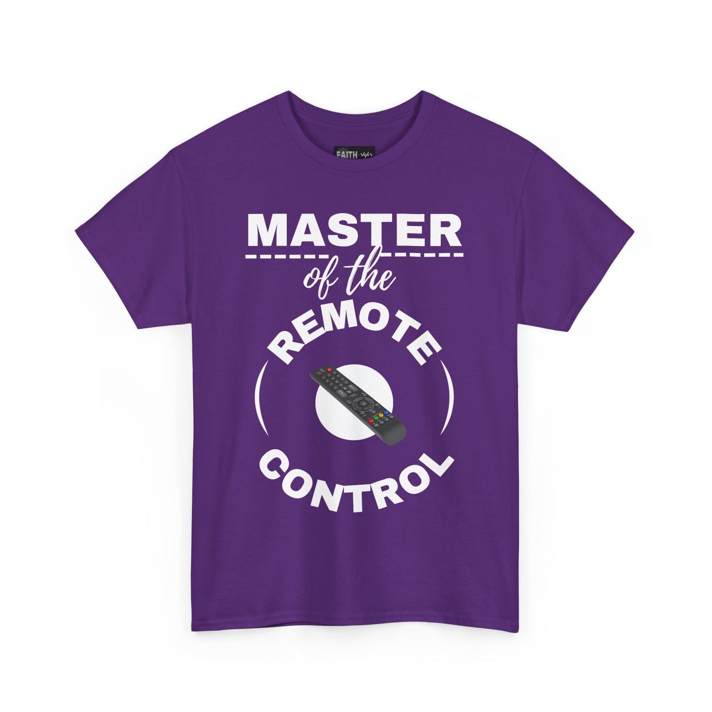 Funny Remote Control Tee - Master of the Remote Control, Gift for TV Lovers, Unisex Shirt for Movie Nights, Perfect for Father's Day