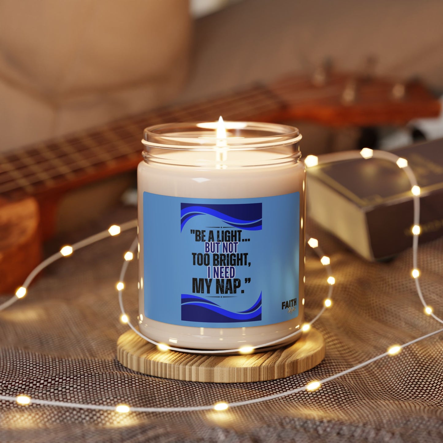FaithStyles "BE A LIGHT" Scented Soy Candle, 9oz