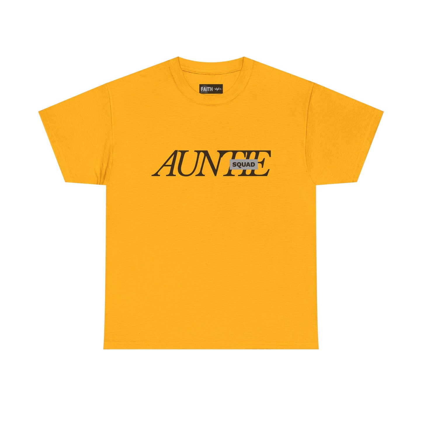 Auntie Squad Unisex Heavy Cotton Tee | Perfect Gift for Aunts | Family Reunion, Birthday, Mother's Day, Casual Wear, Everyday Comfort