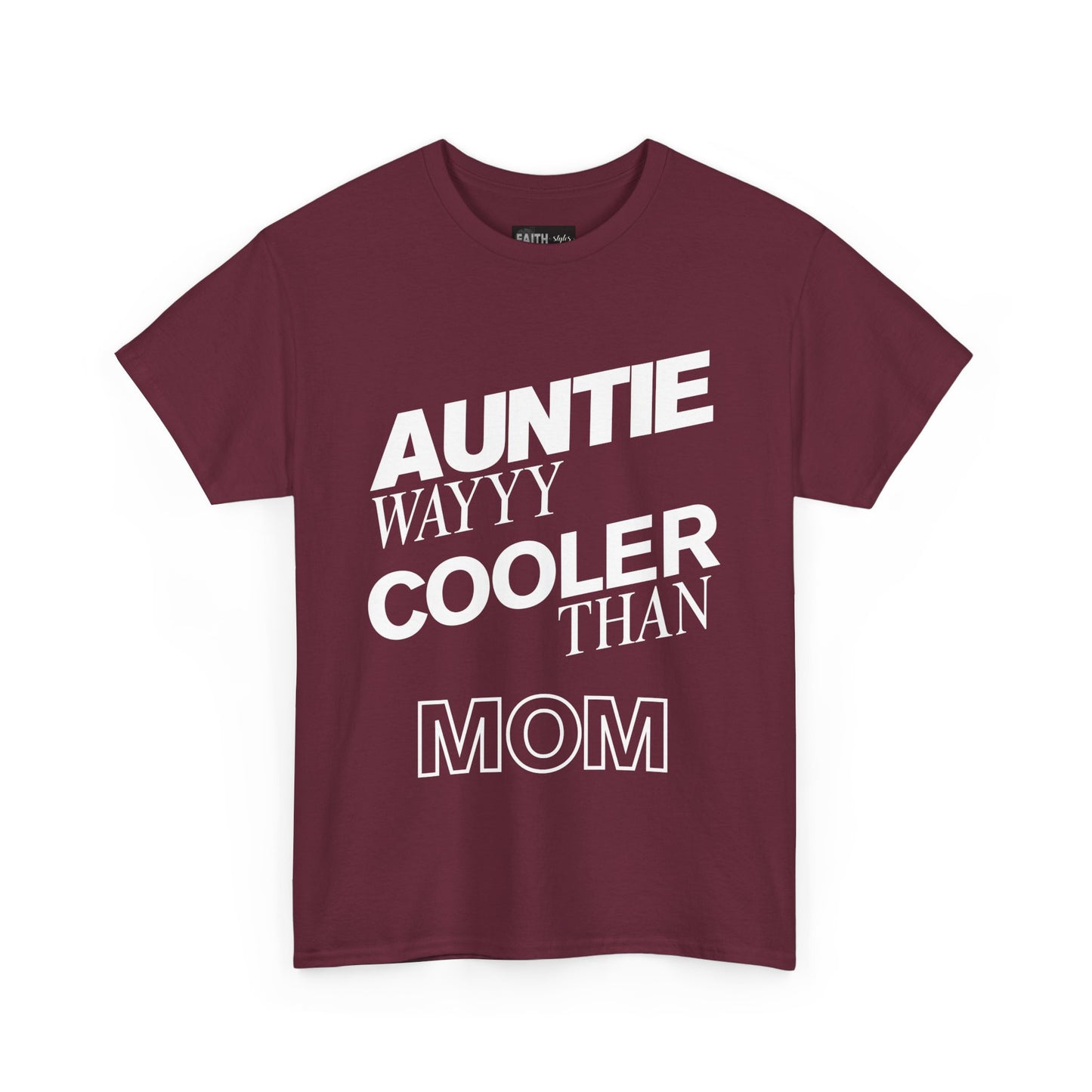 Cool Aunt Unisex Tee - Perfect Gift for Auntie, Family Gatherings, Fun Casual Wear, Birthday Celebration, Mother's Day