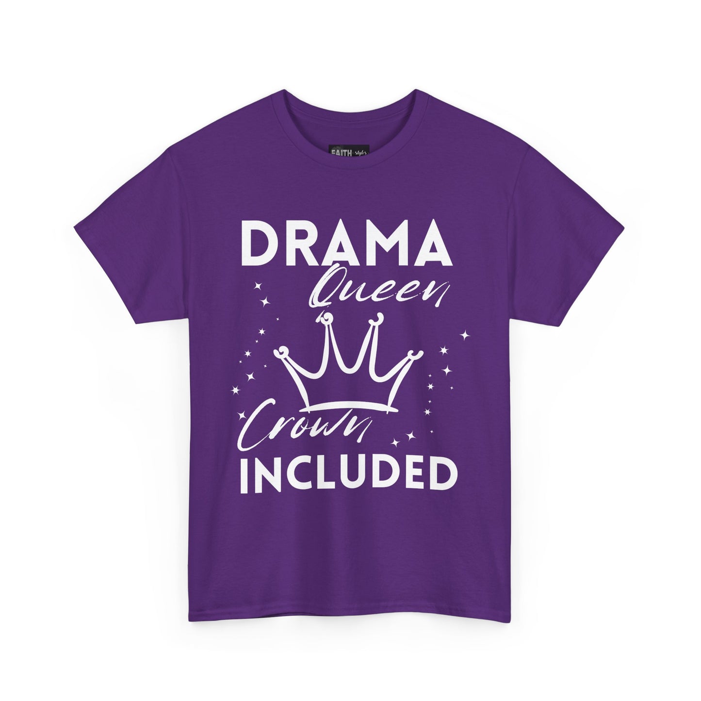 Drama Queen Cotton Tee - Empowering T-Shirt, Gift for Her, Casual Wear, Birthday Celebration, Statement Top
