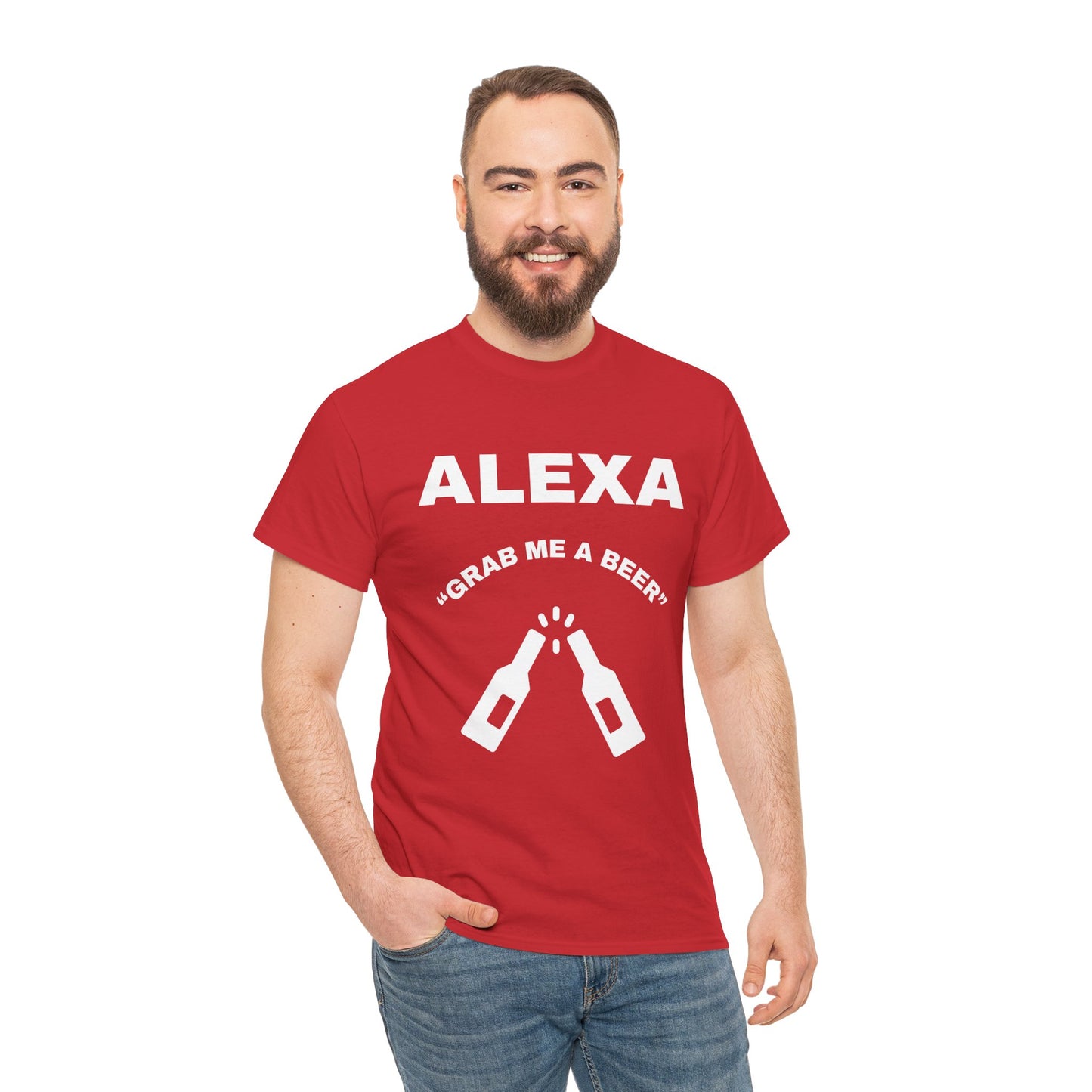 Funny Beer Tee, Unisex T-Shirt for Beer Lovers, Grab Me a Beer Shirt, Birthday Gift, Gift for Friends, Father's Day Present