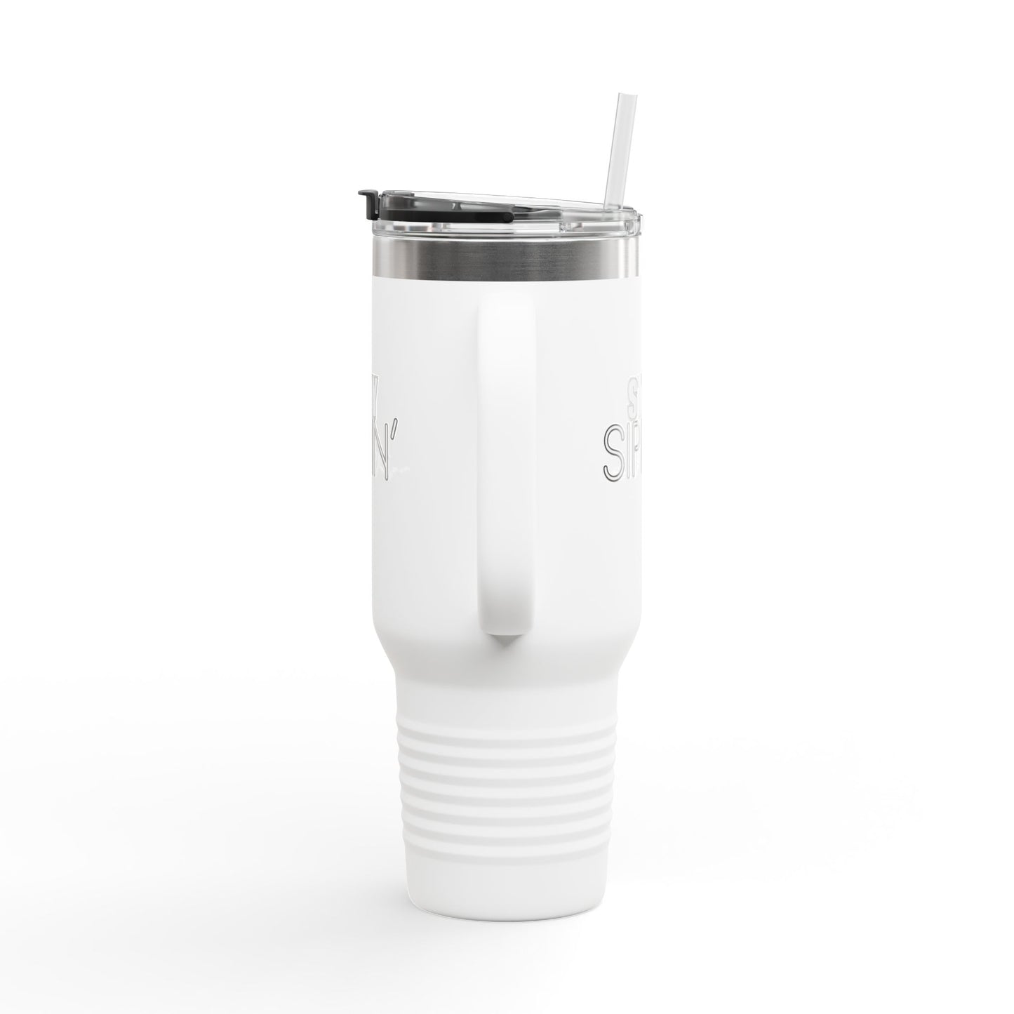 Stay Sippin' Insulated Travel Mug, Perfect for On-the-Go, 40oz Drinkware, Eco-Friendly, Great Gift for Coffee Lovers, Road Trips
