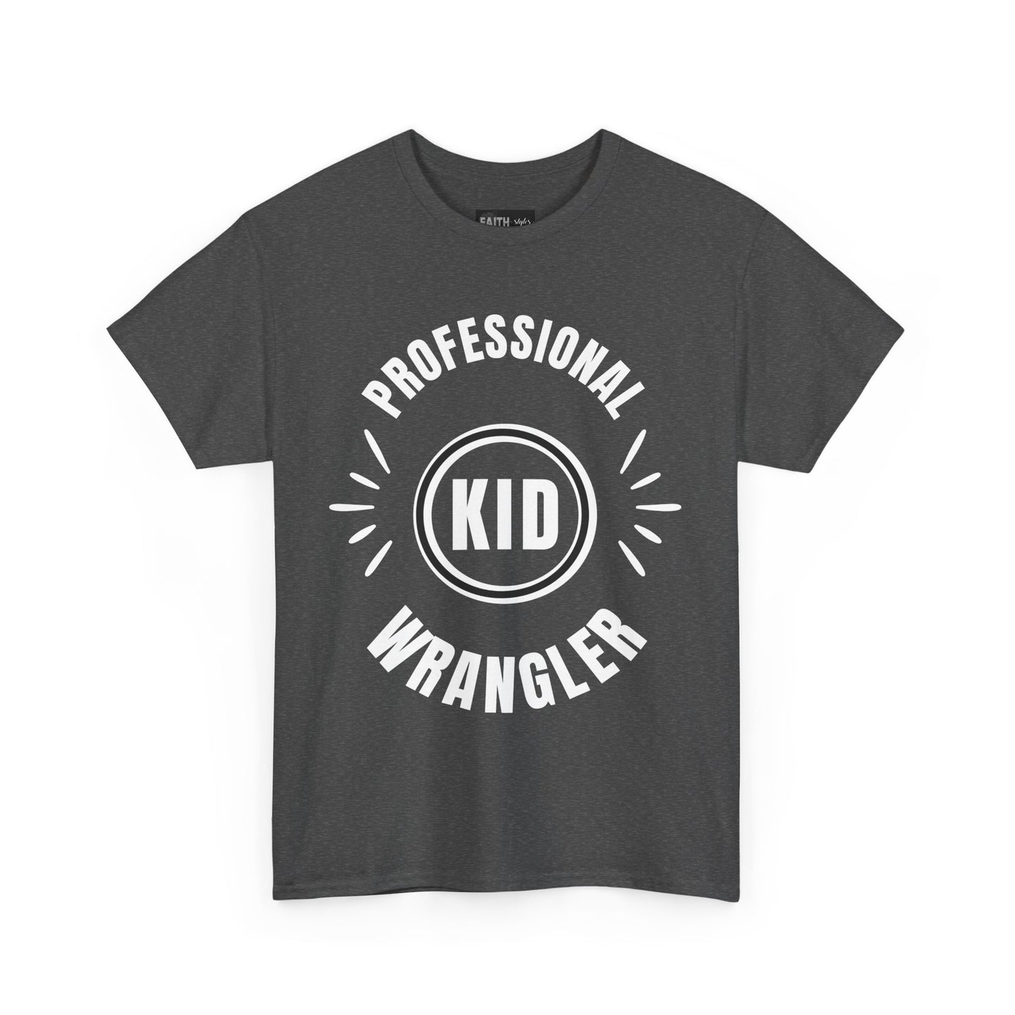 Professional Kid Wrangler T-Shirt, Fun Parenting Tee, Family Event Shirt, Gift for Moms & Dads, Kids Activities Apparel
