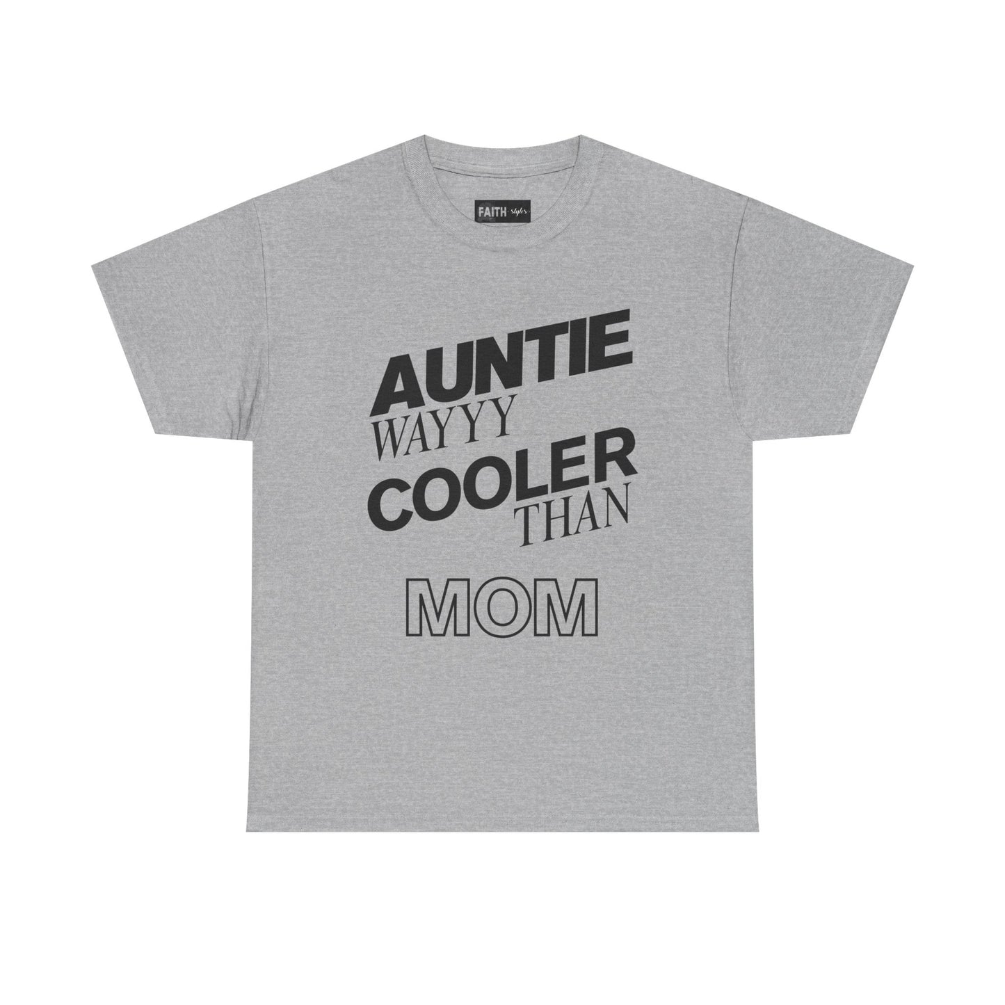 Cool Aunt Unisex Tee - Perfect Gift for Auntie, Family Gatherings, Fun Casual Wear, Birthday Celebration, Mother's Day