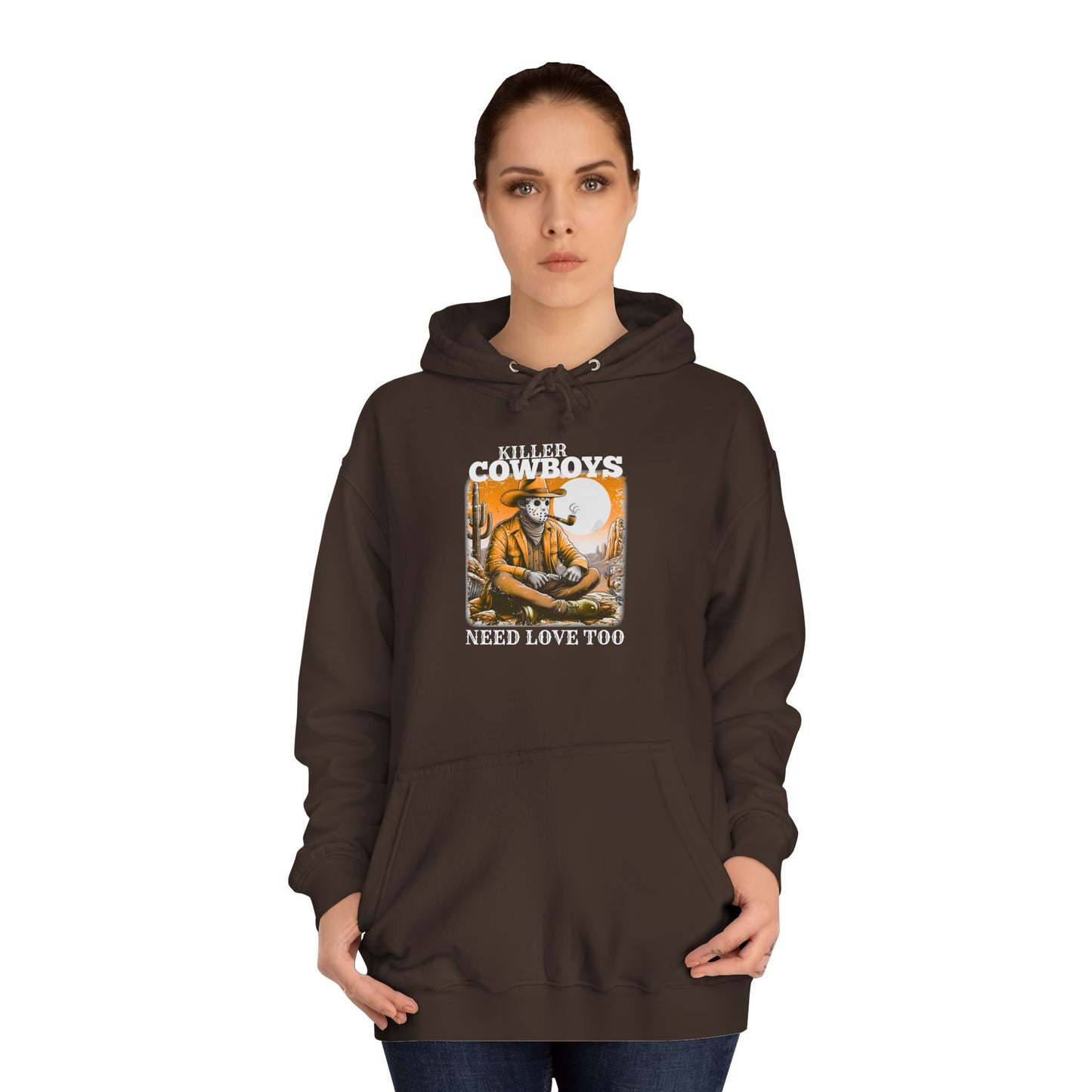 Unisex College Hoodie, Killer Cowboys