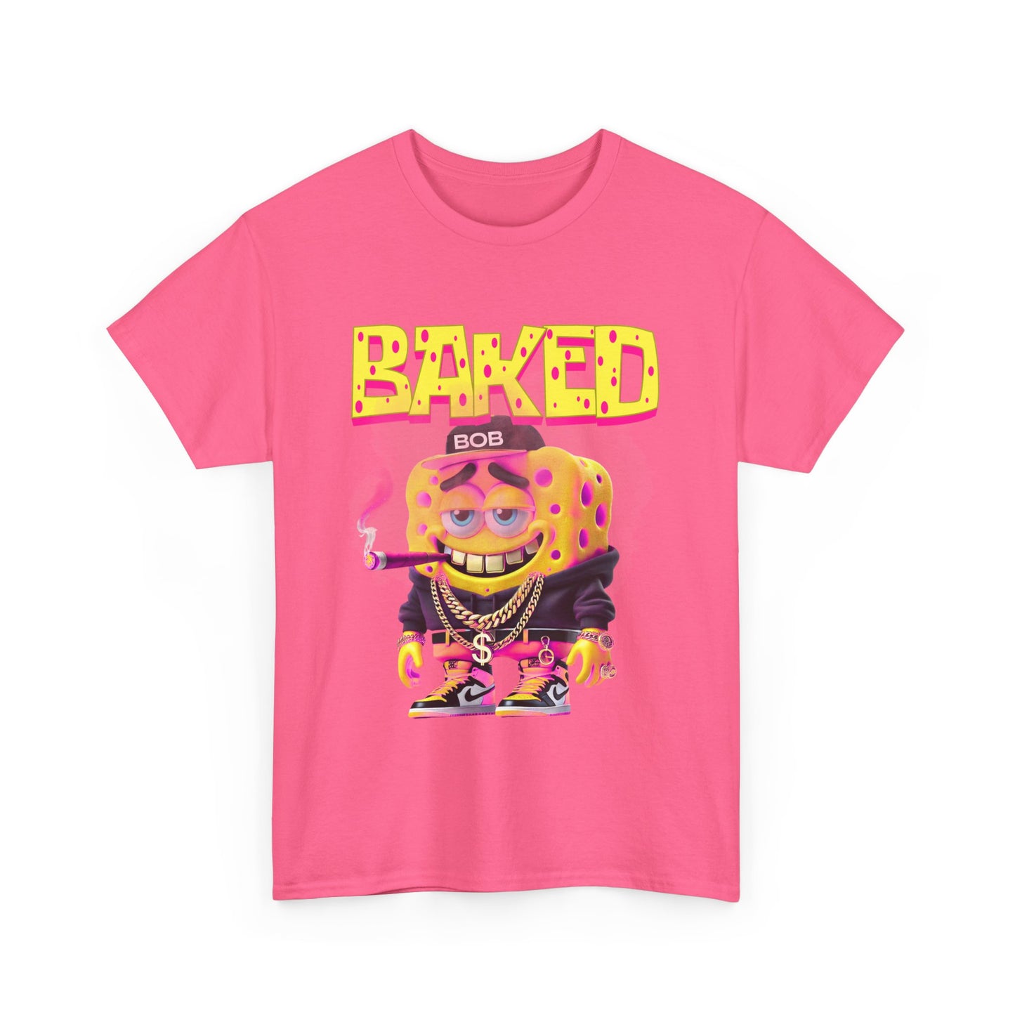 Baked Bob Unisex Heavy Cotton Tee - Fun Graphic Tee for Casual Wear