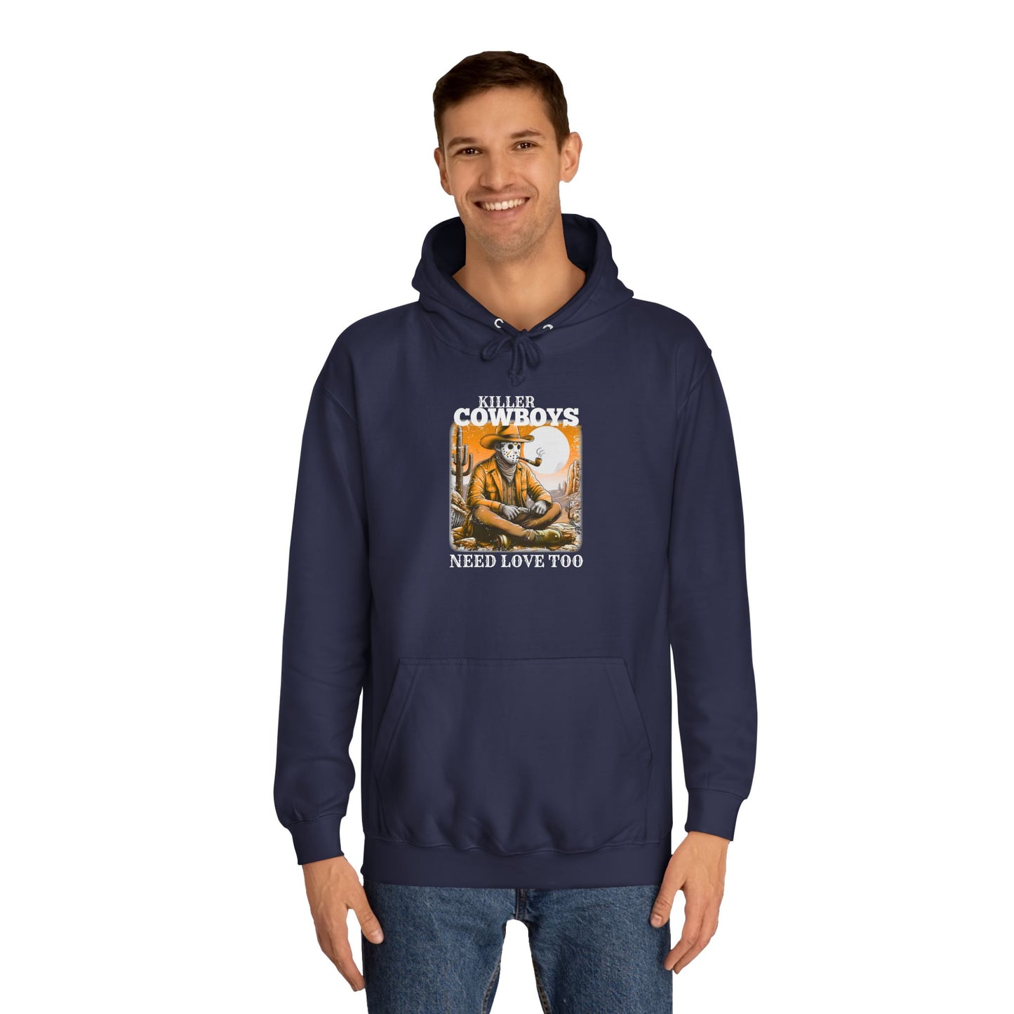 Unisex College Hoodie, Killer Cowboys