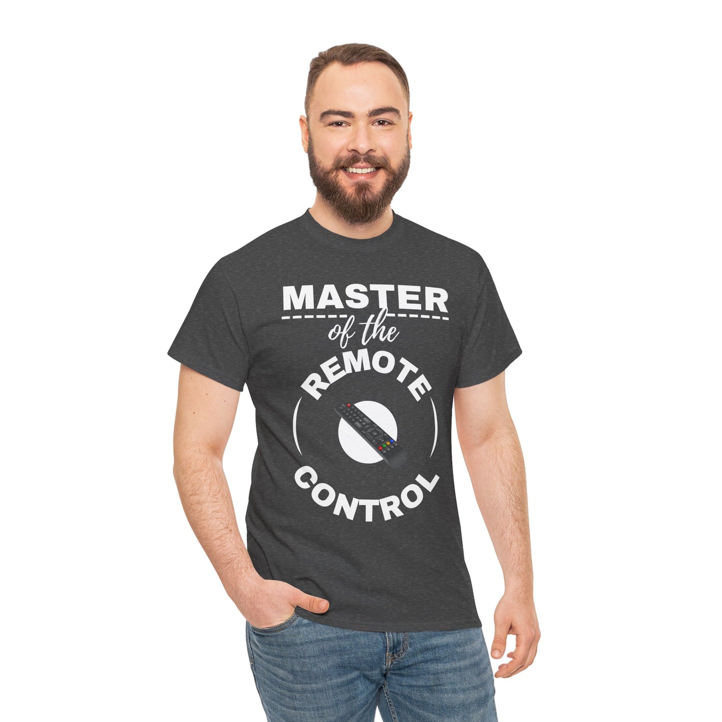 Funny Remote Control Tee - Master of the Remote Control, Gift for TV Lovers, Unisex Shirt for Movie Nights, Perfect for Father's Day