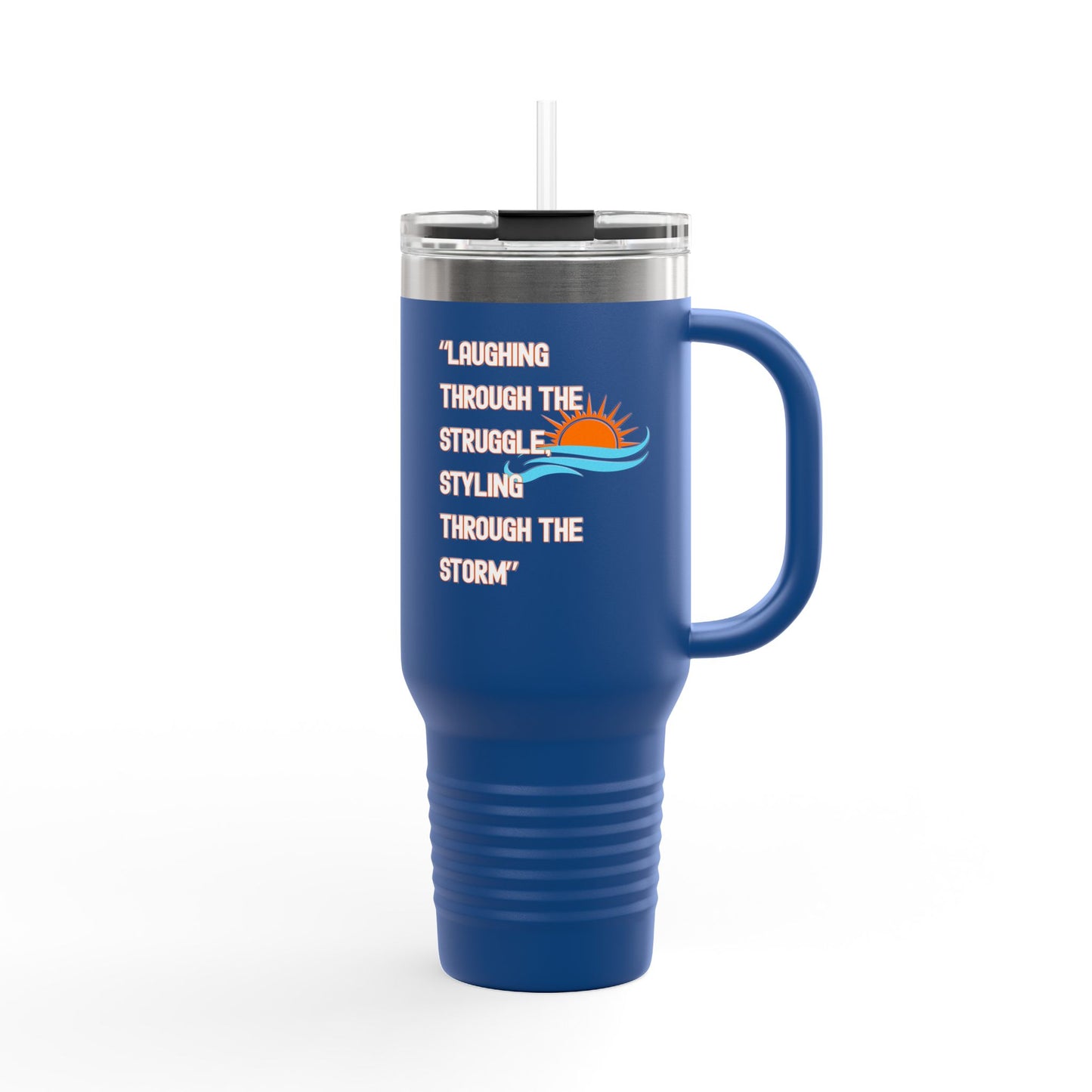 Insulated 40oz Travel Mug with Sunrise Design | Perfect for On-the-Go, Camping, Travel, or Everyday Use | Ideal Gift for Coffee Lovers